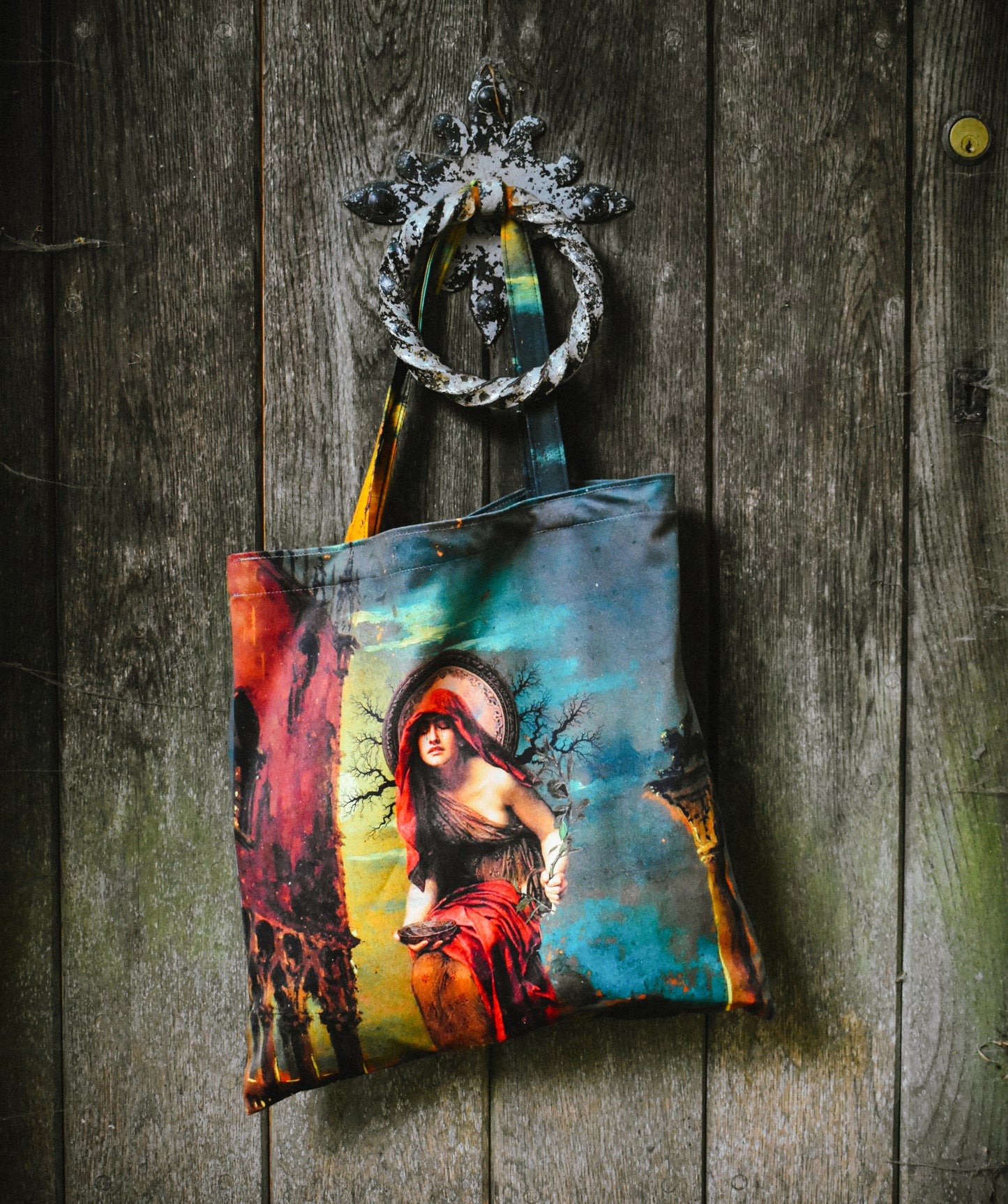 Priestess of Venice - Velvet Classical Tote