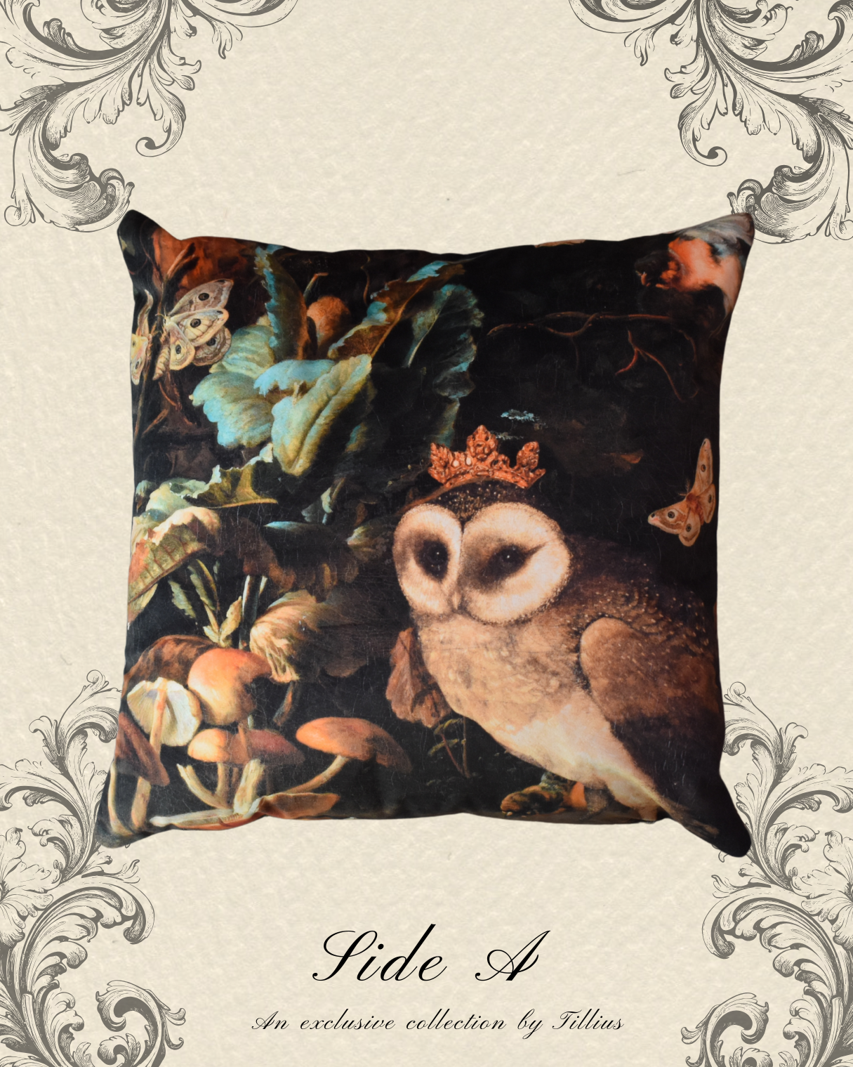 King of the Woods - Velvet Classical Cushion