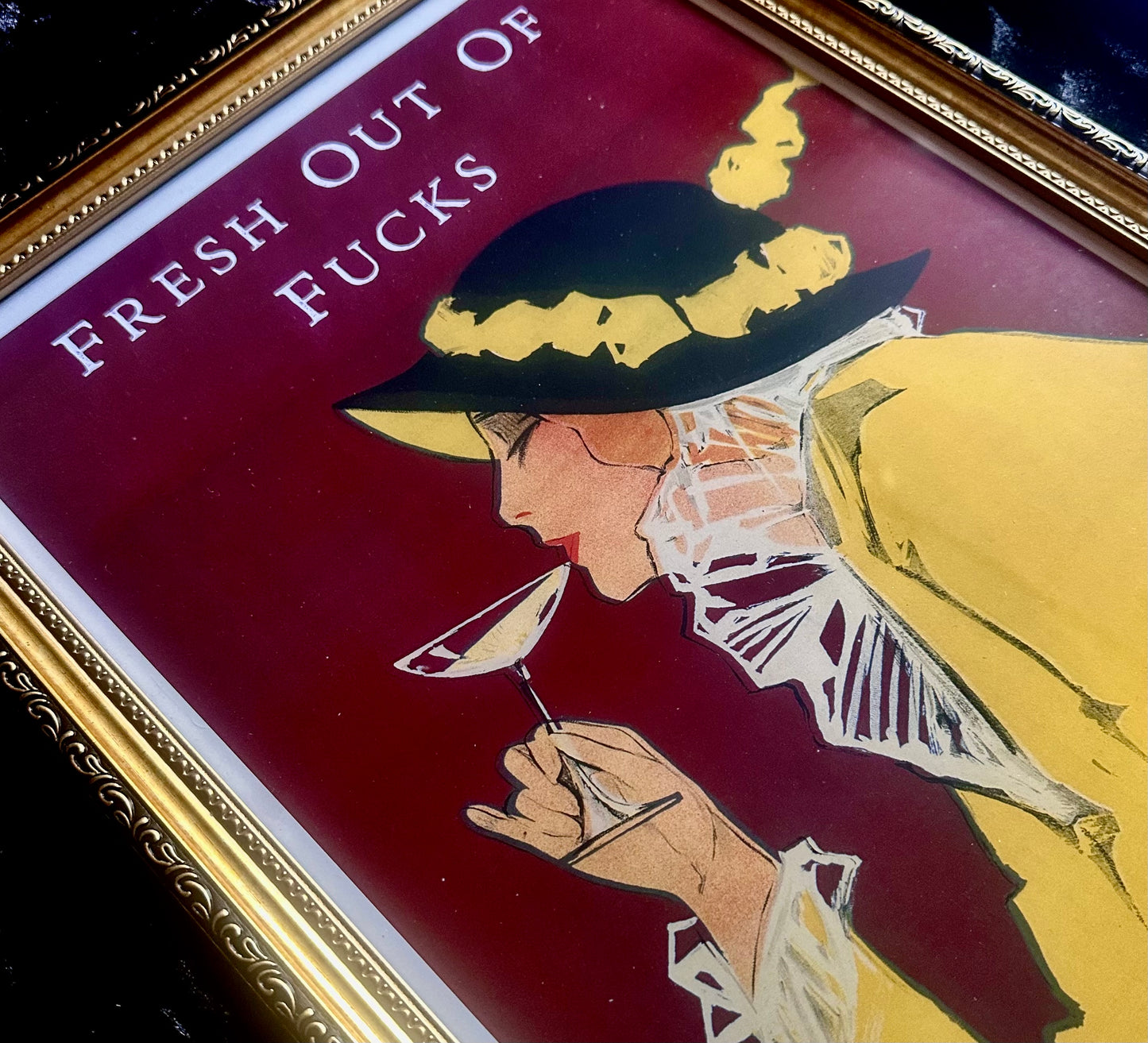 Fresh Out Of F**ks A3 Print