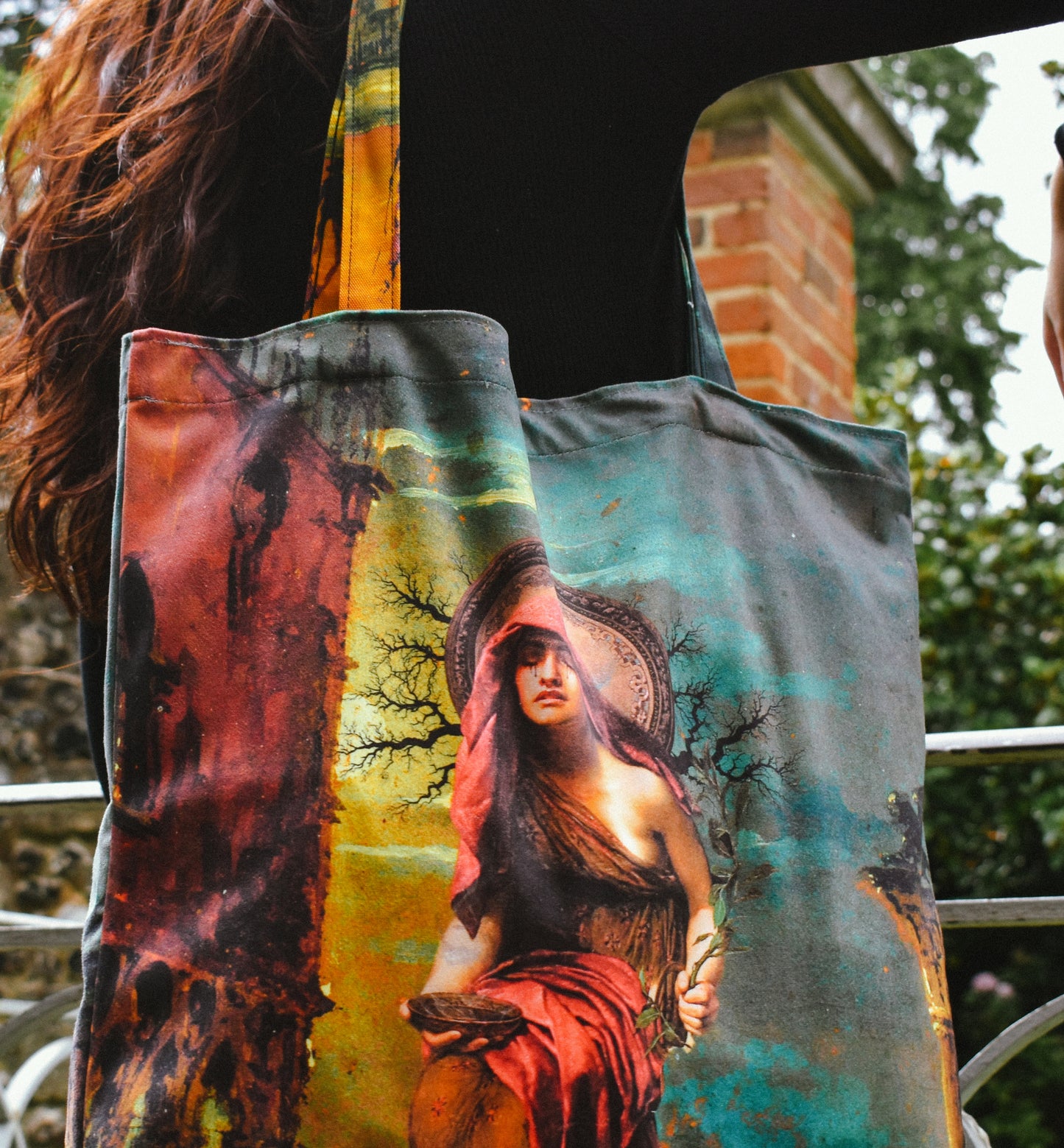 Priestess of Venice - Velvet Classical Tote