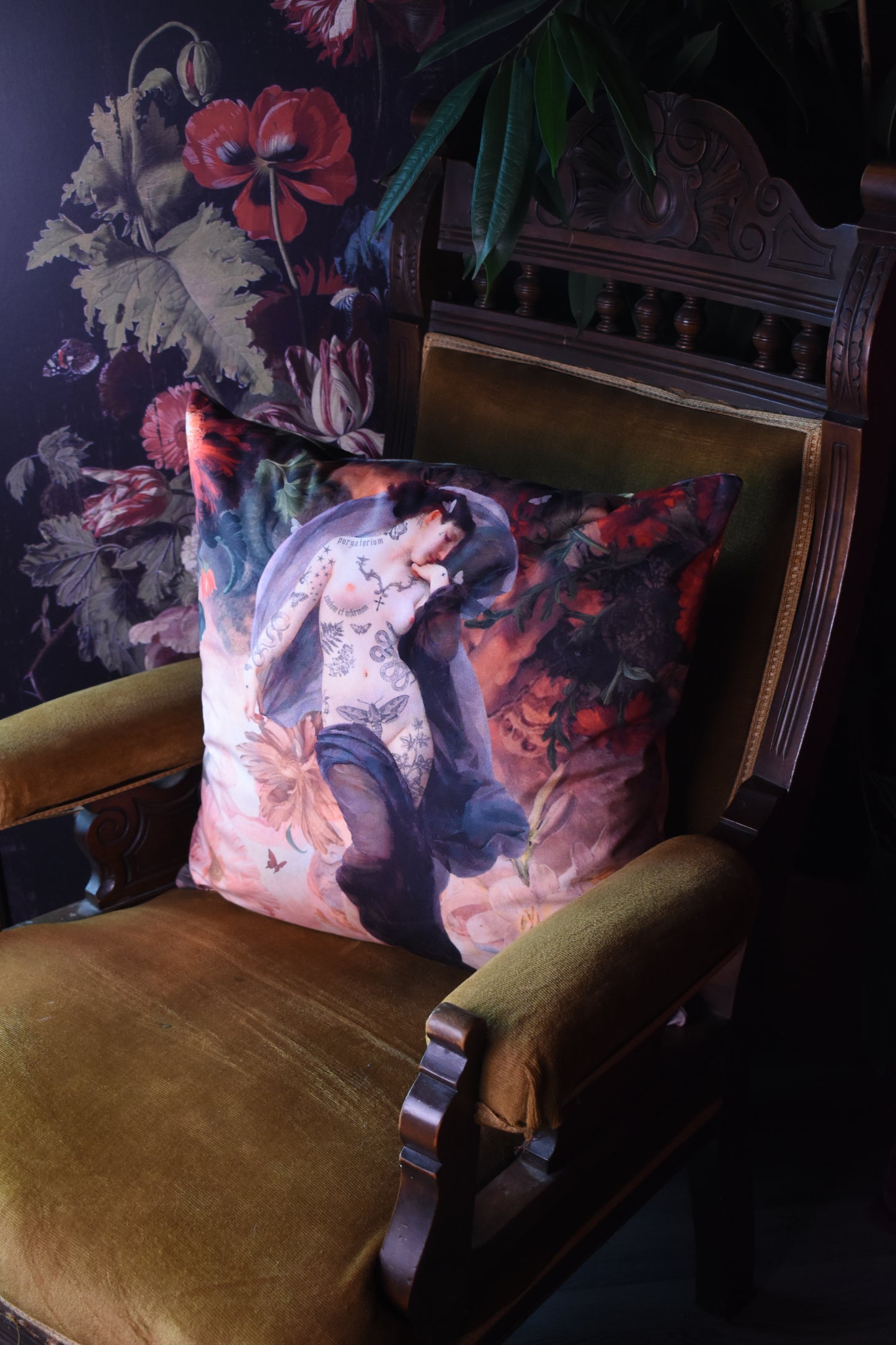 Morello - Velvet Classical Cushion
