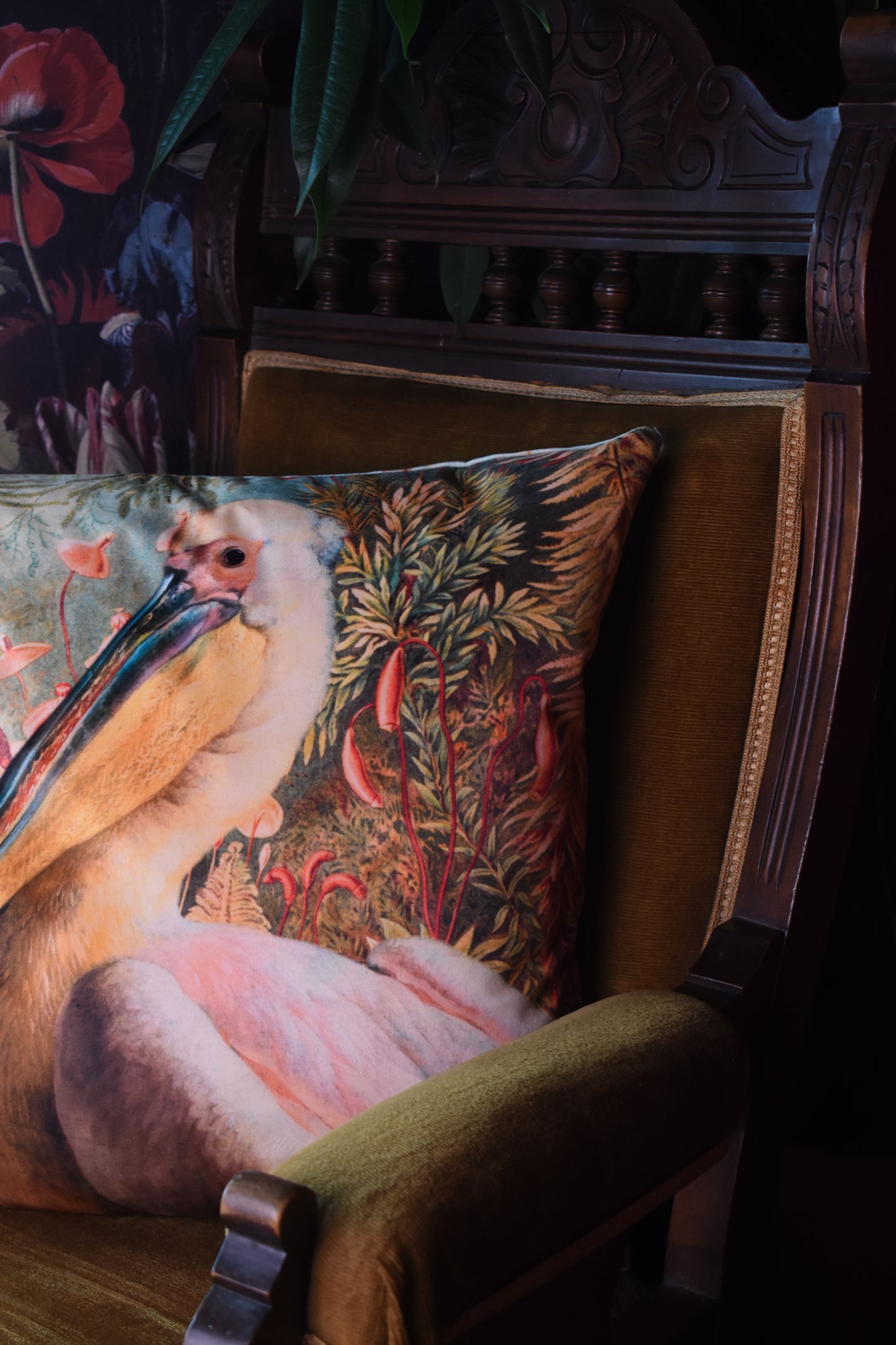 Pelican - Velvet Classical Cushion