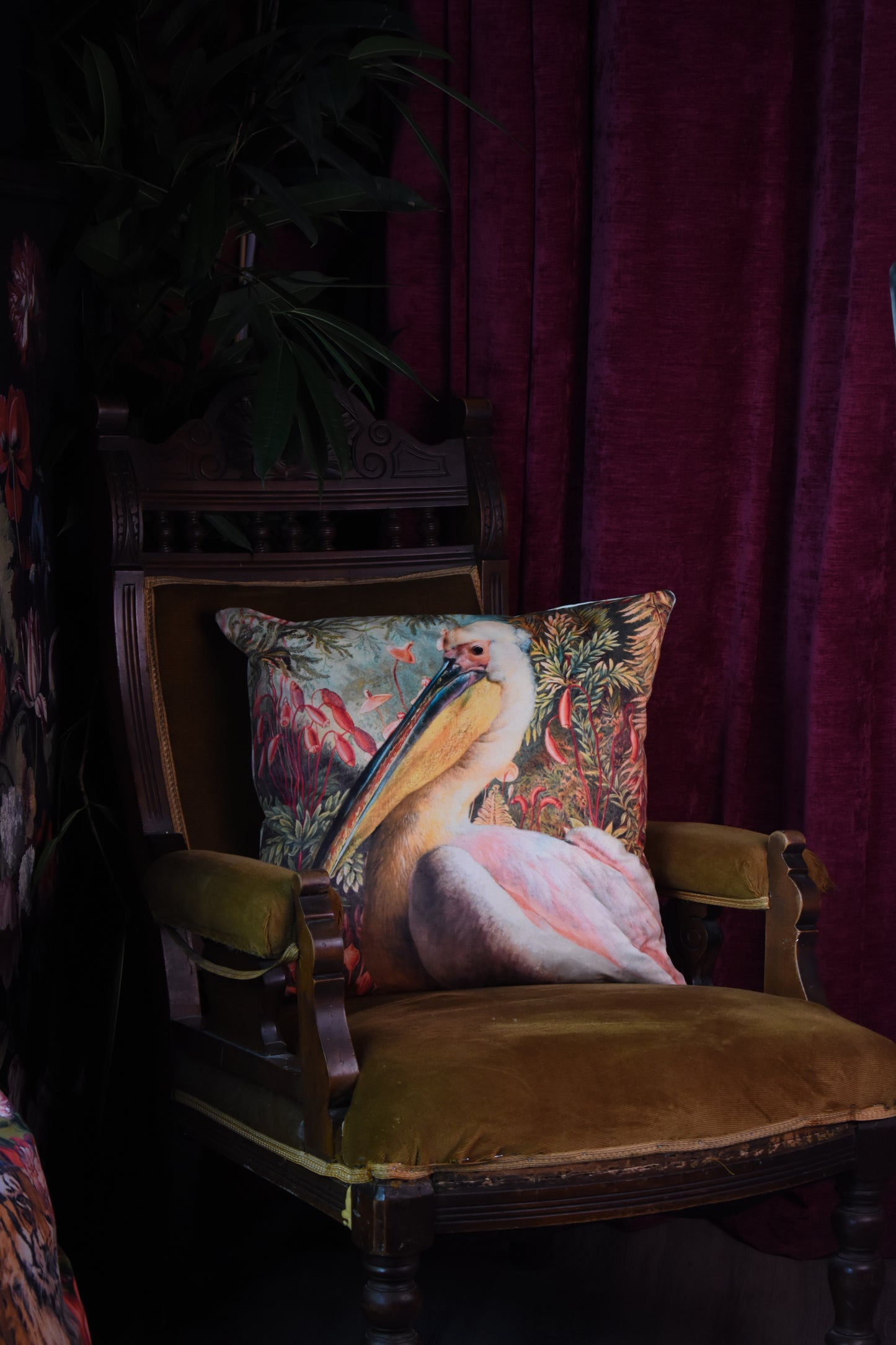 Pelican - Velvet Classical Cushion