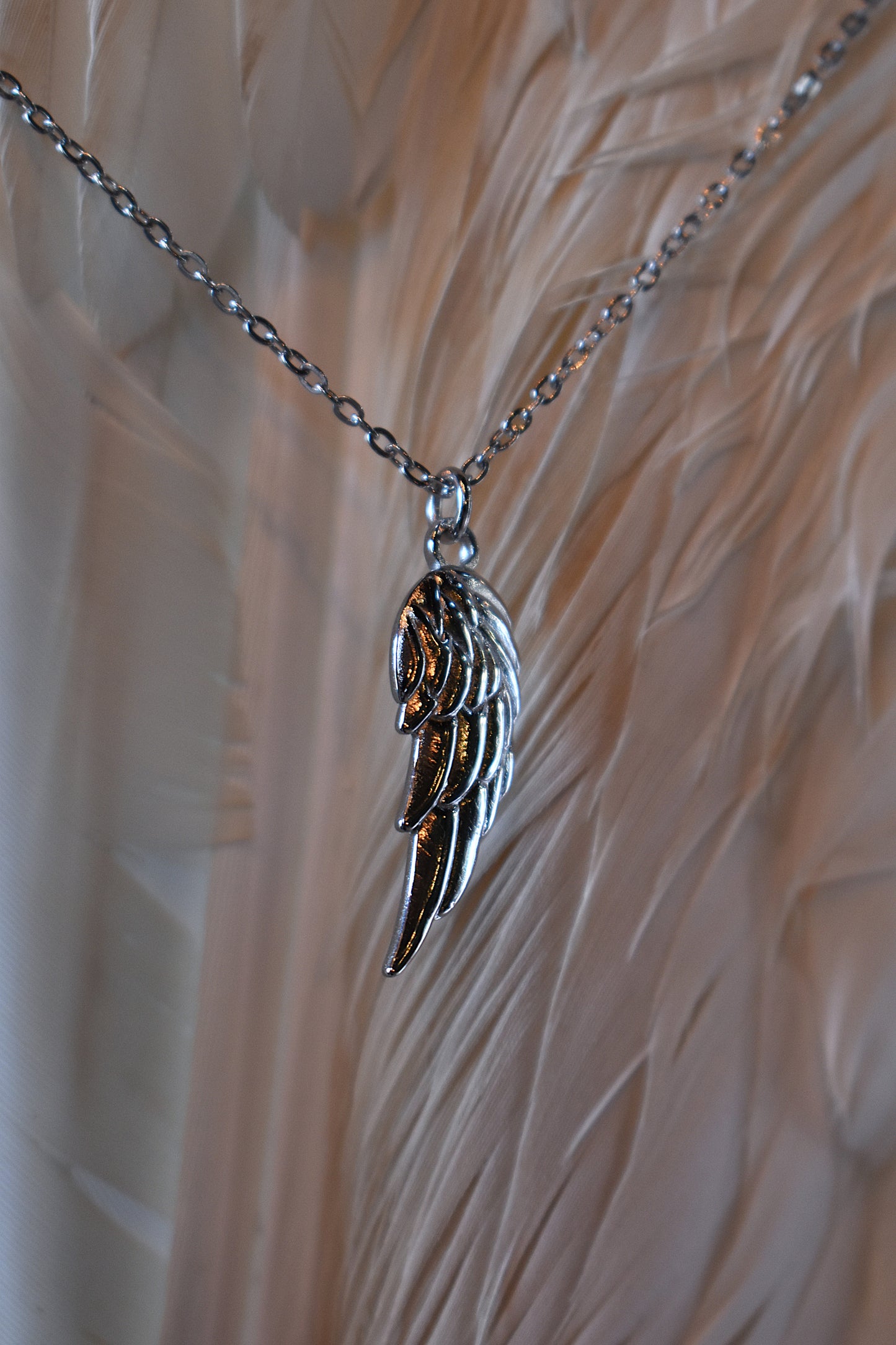 Fallen Grace Necklace ~ Silver