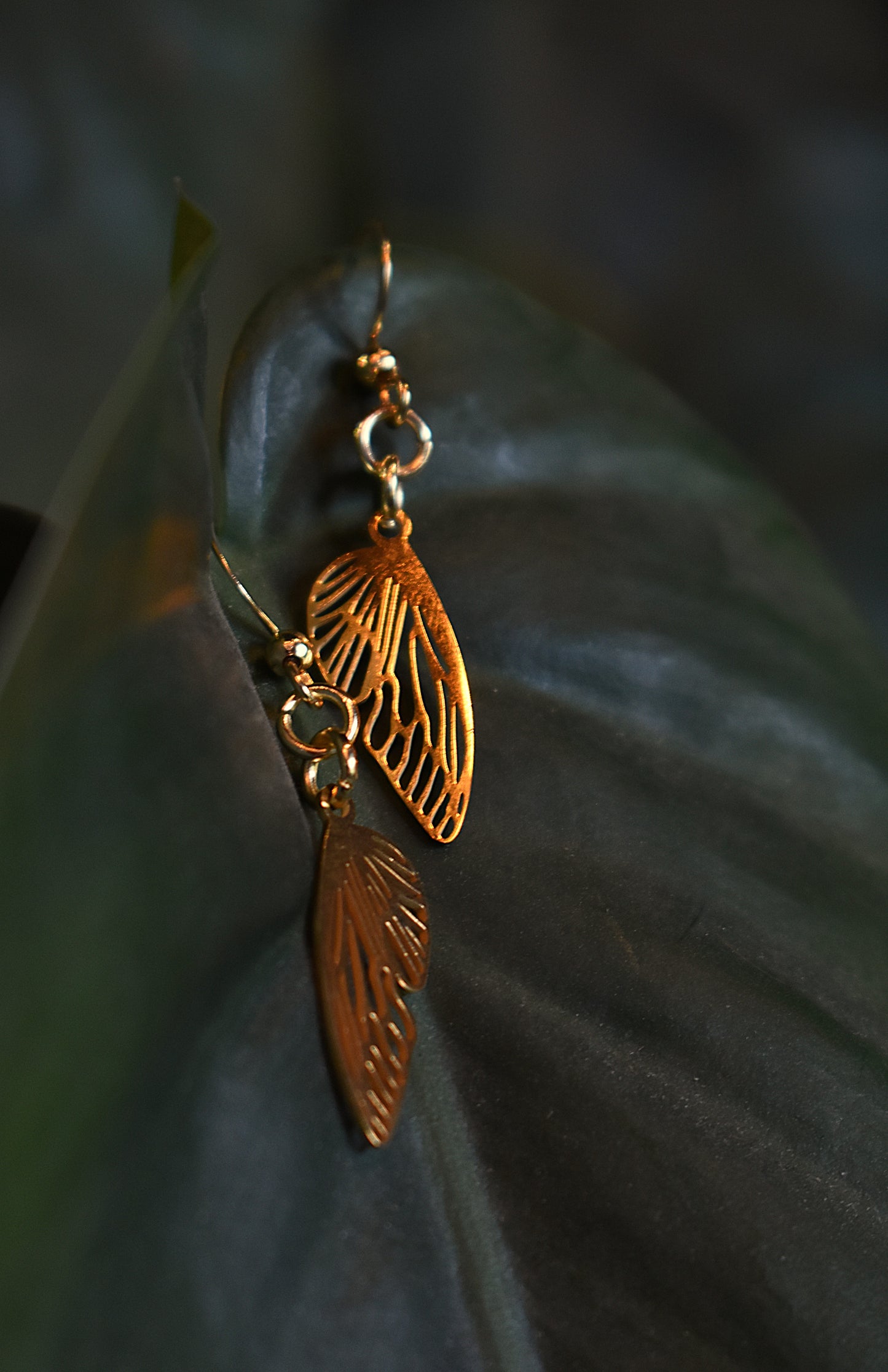 Gilded Fae Earrings ~ Gold
