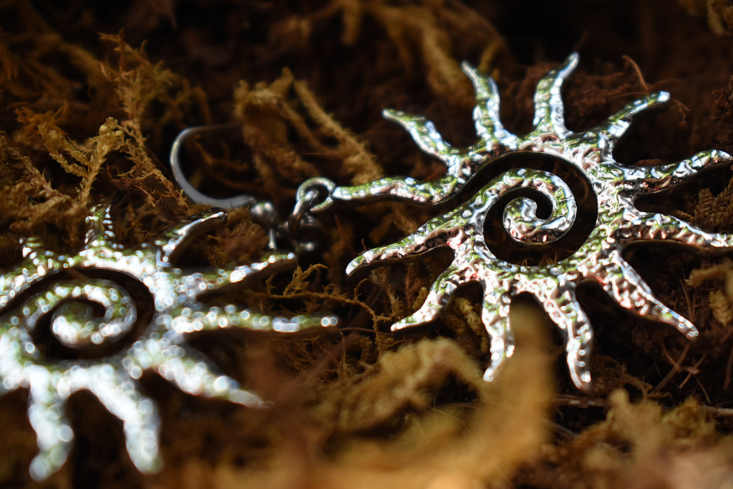 Solaris Earrings ~ Silver