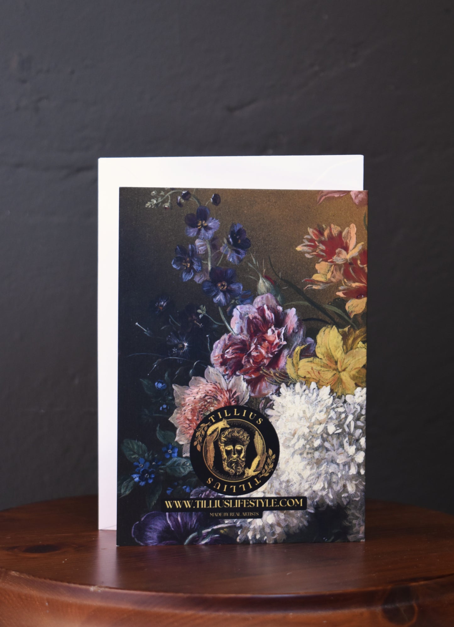 Tillius Card - Floral Dijon