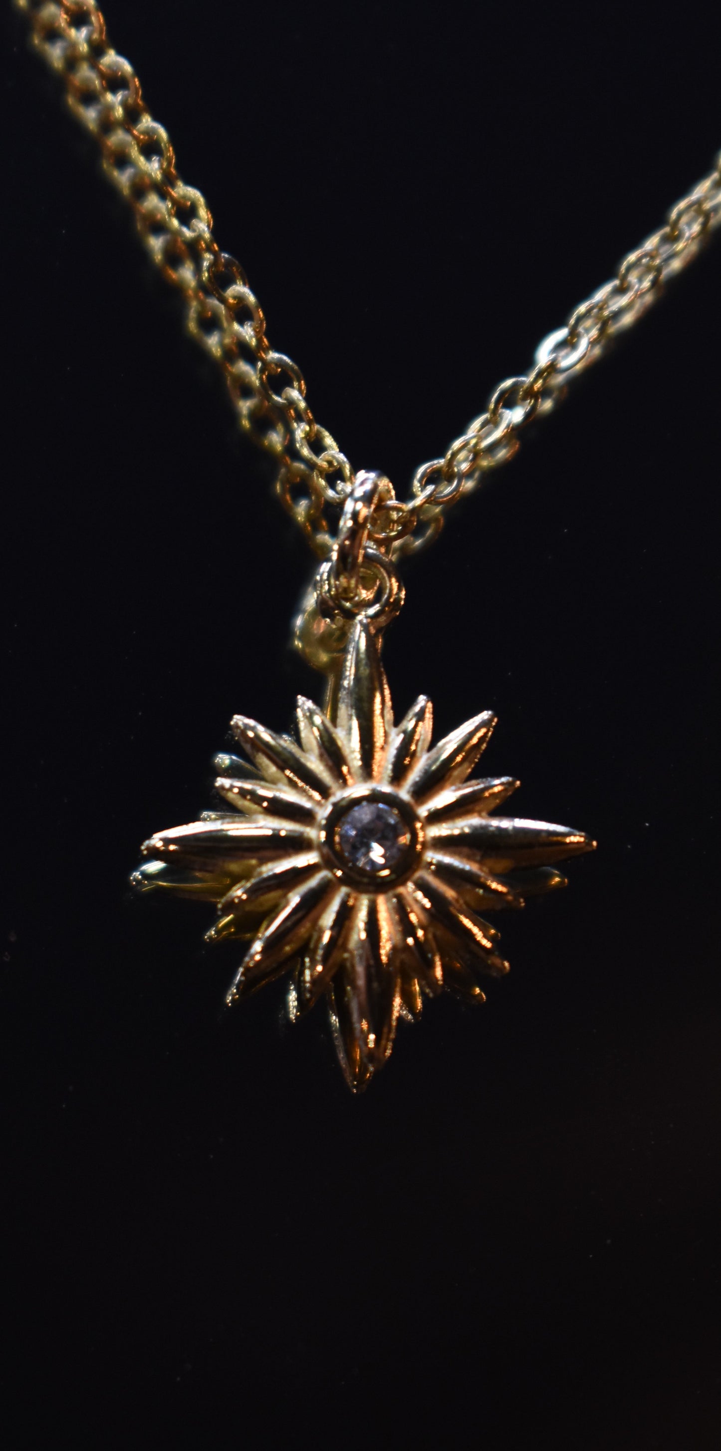 Celestial Light Necklace ~ Gold