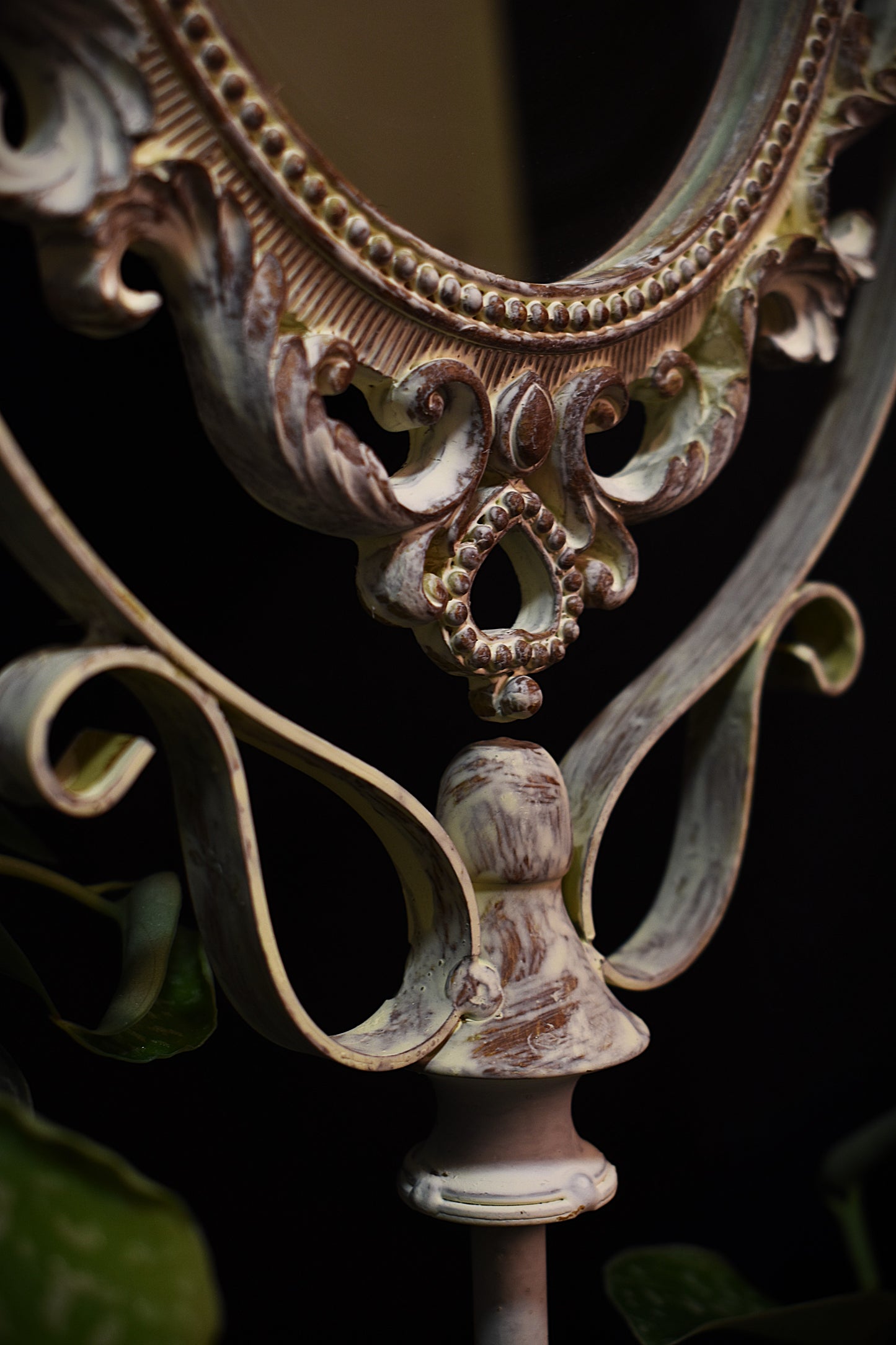 Opulent Mirror On Stand