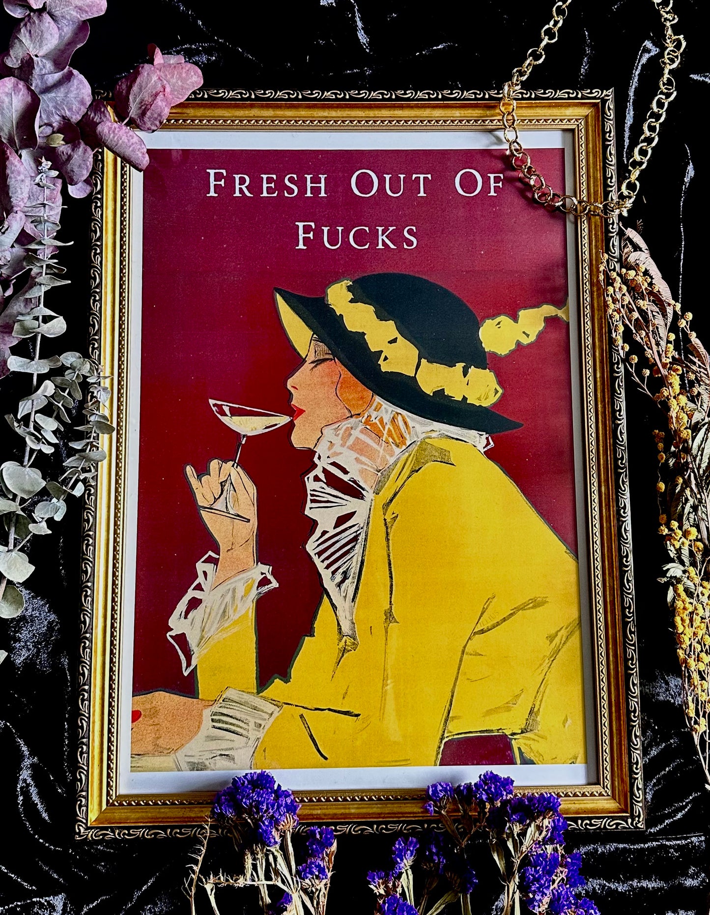 Fresh Out Of F**ks A3 Print