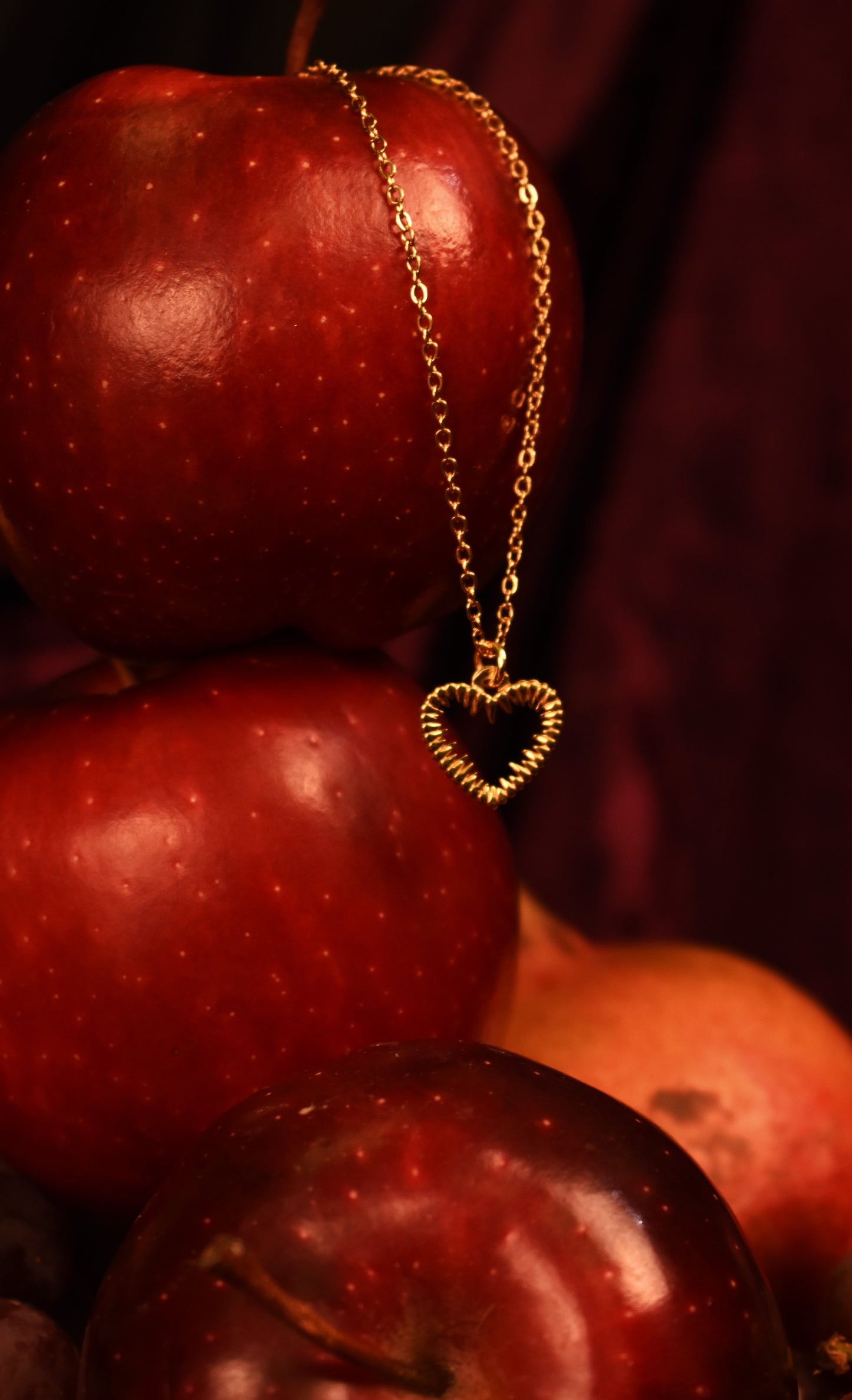 Tainted Heart Necklace - Forbidden Love