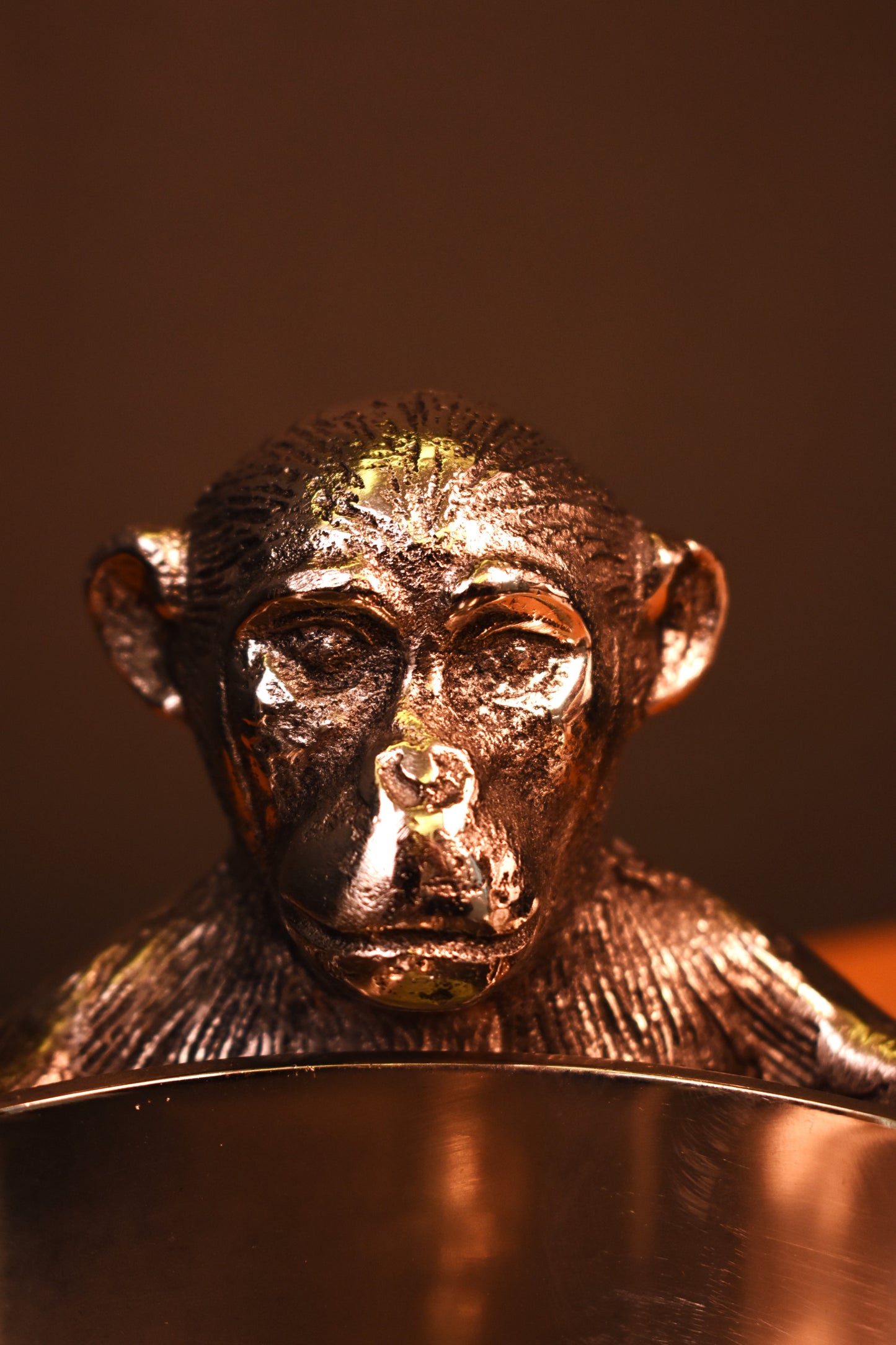 Silver Monkey Bowl