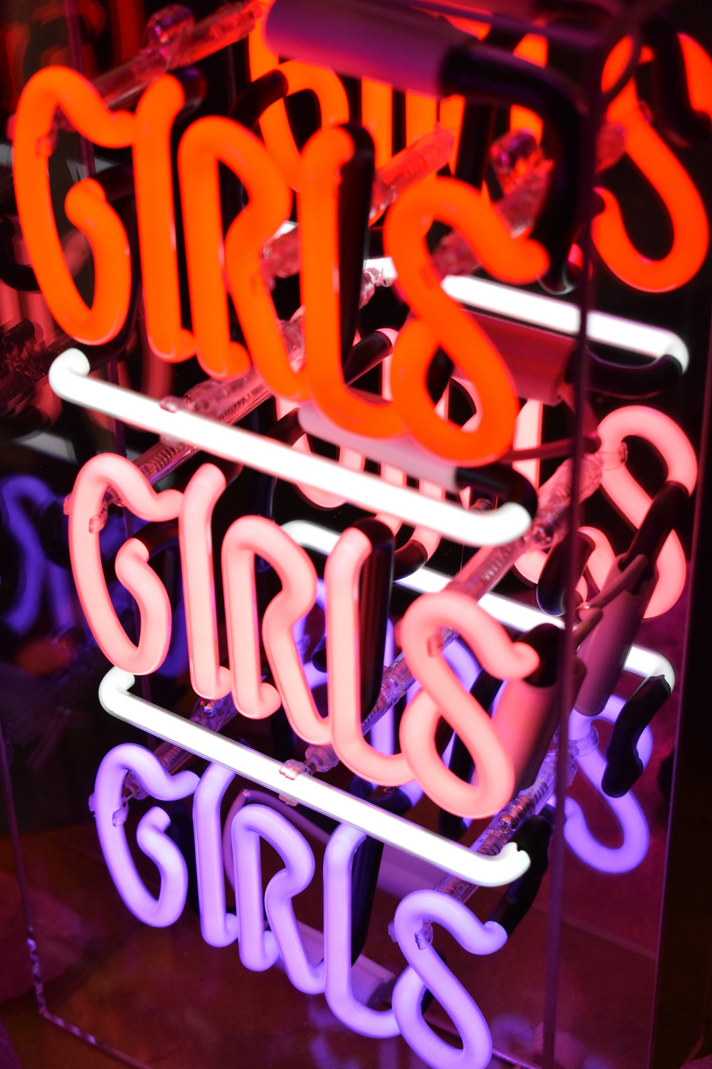 Girls, Girls, Girls Neon Sign