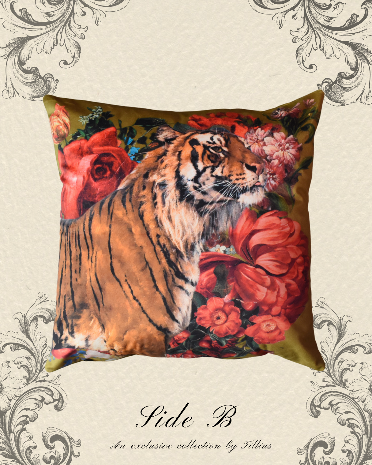 Floria - Velvet Classical Cushion