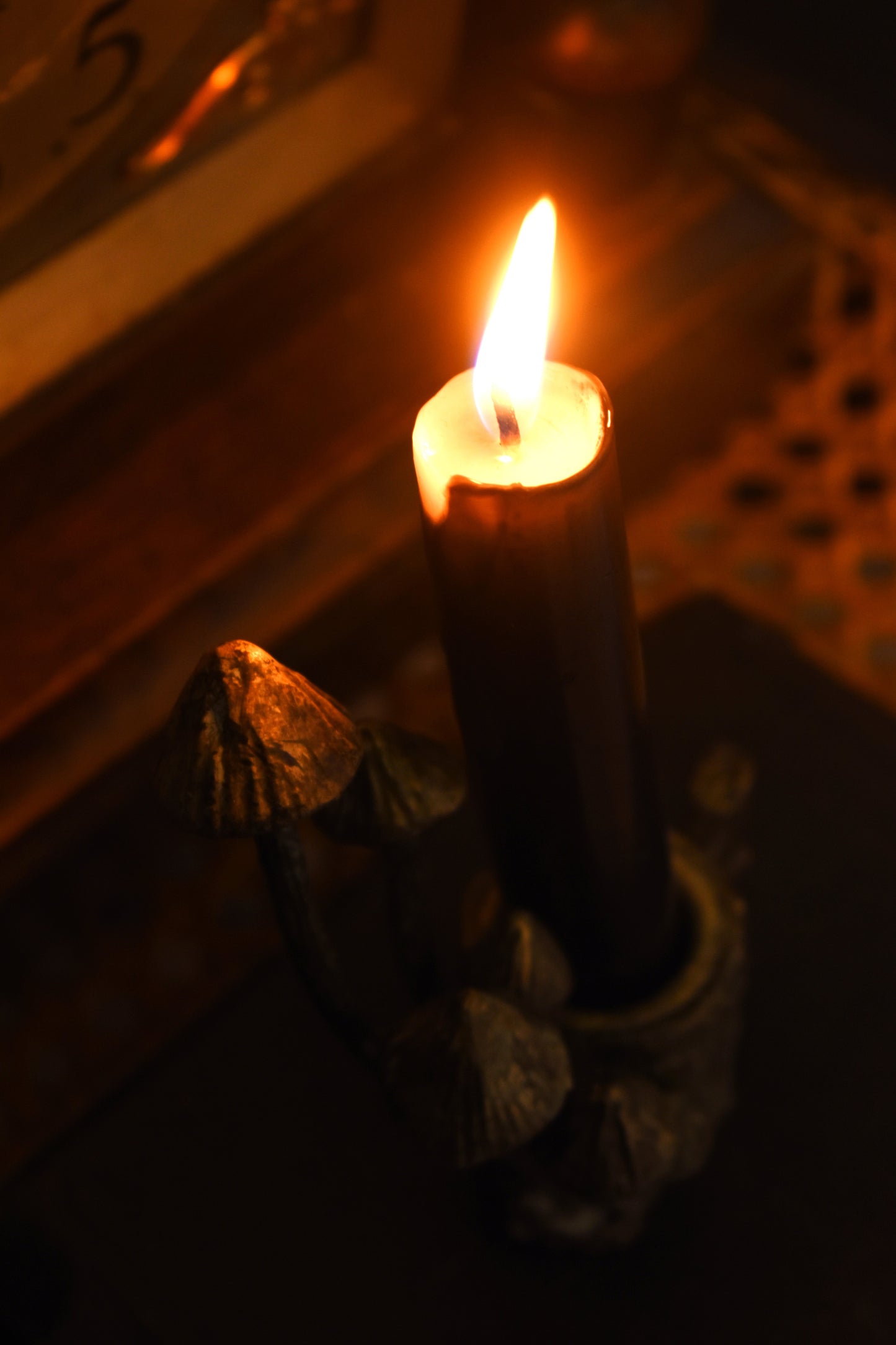 Mushroom Candle Holder