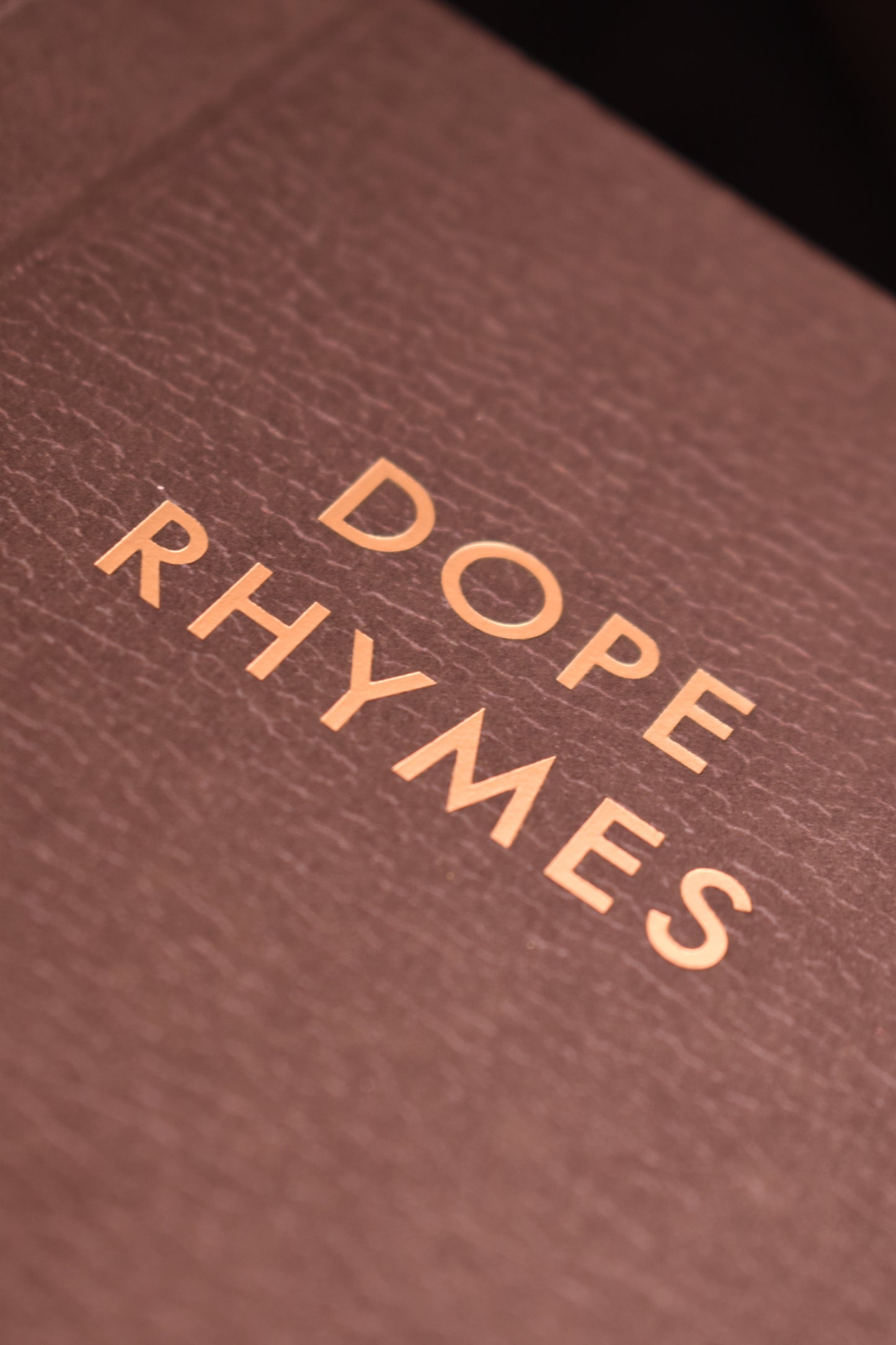 A5 Notebook 'Dope Rhymes'