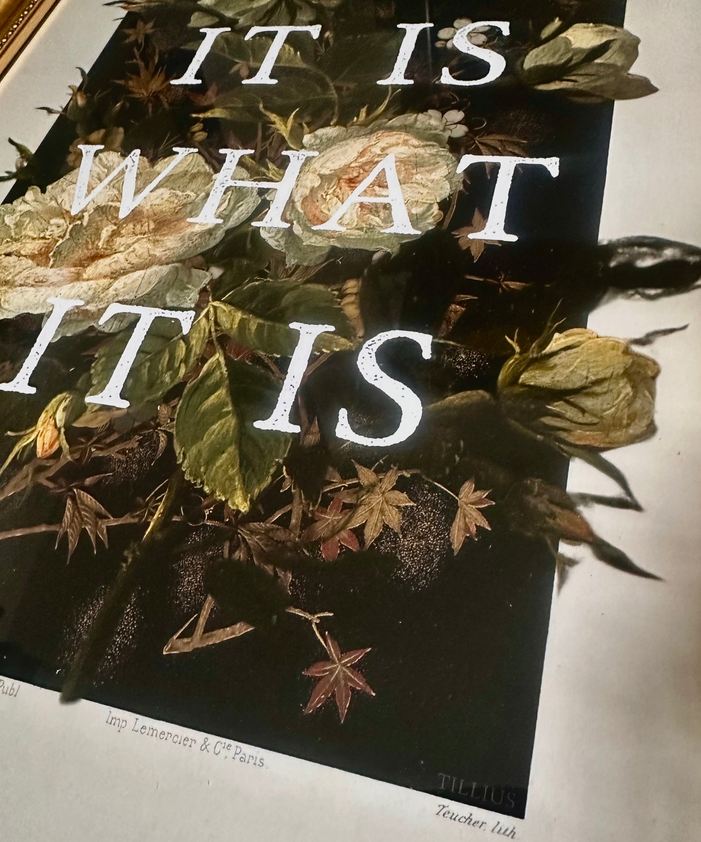 It Is What It Is A3 Print