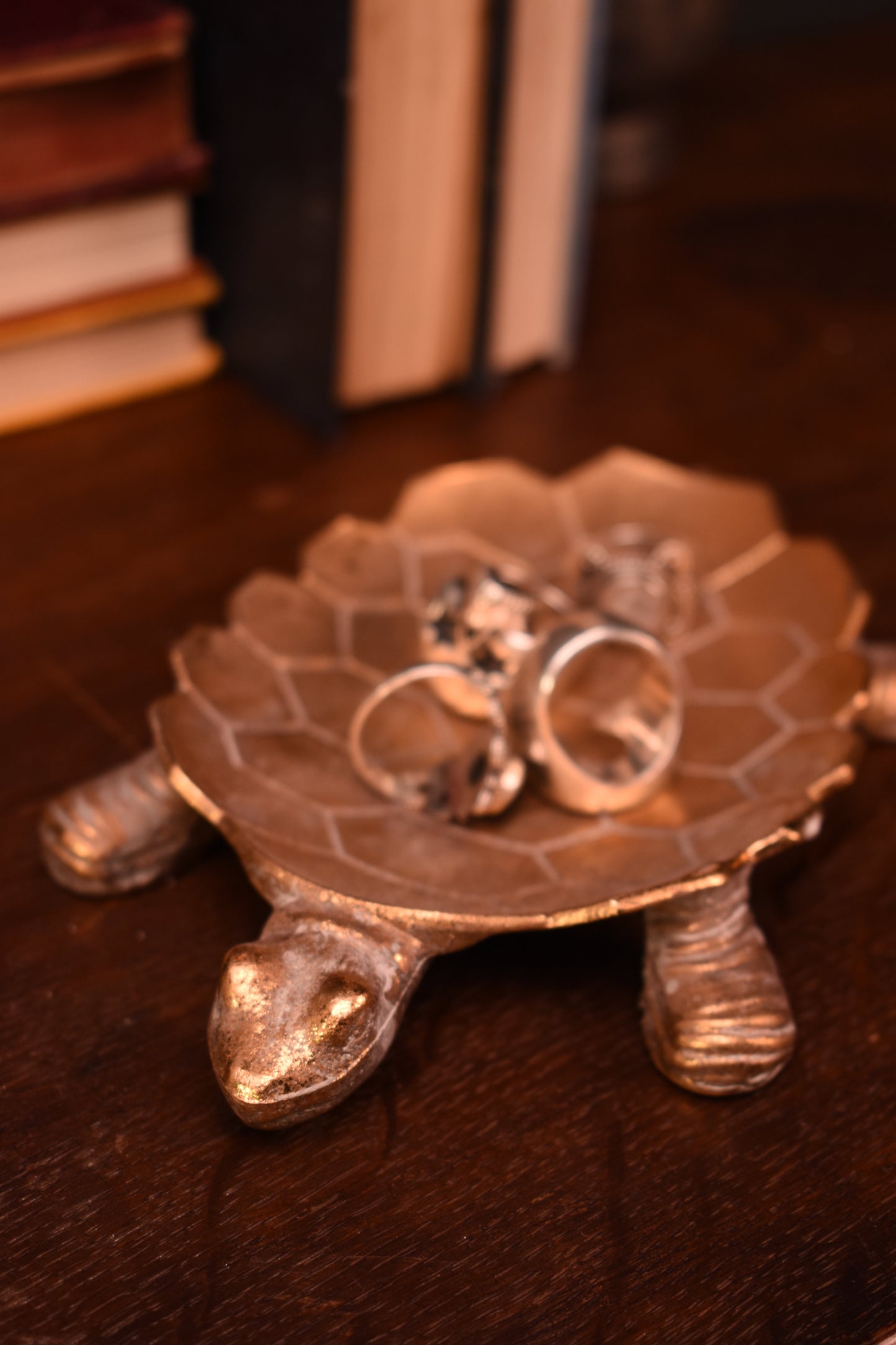 Gold Turtle Dish