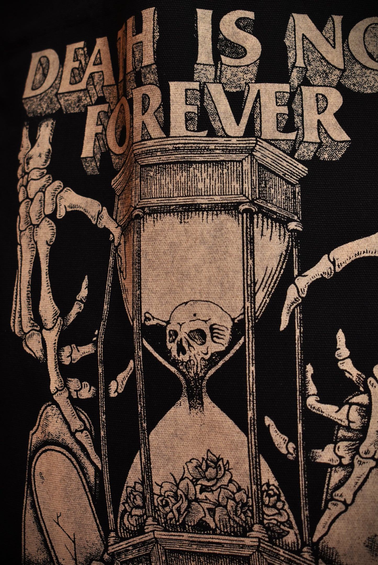 Death Is Not Forever Tote Bag