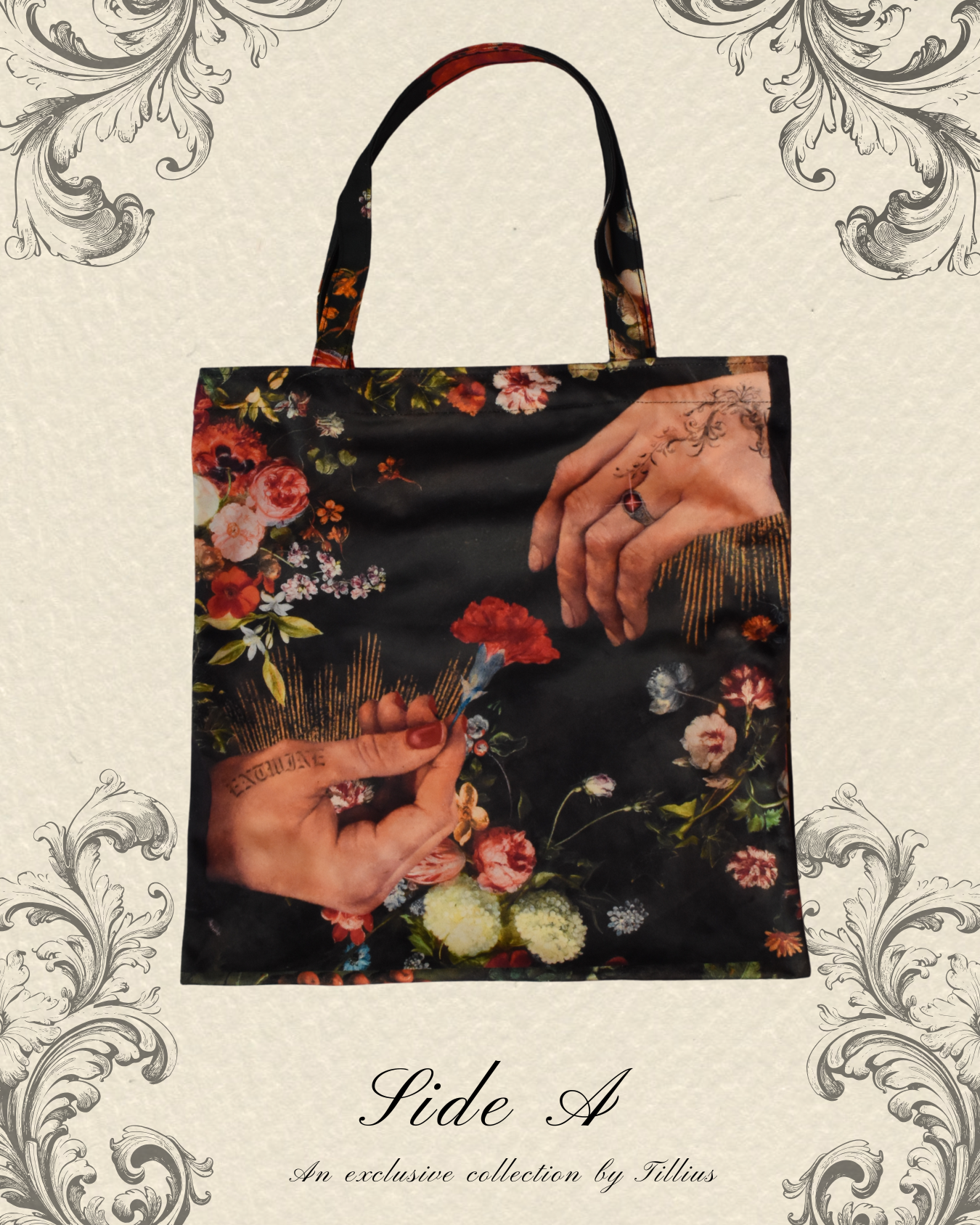 Entwined - Velvet Classical Tote