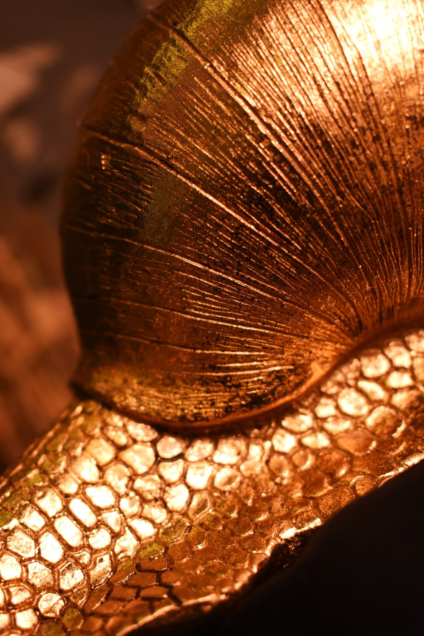 Gold Snail Ornament