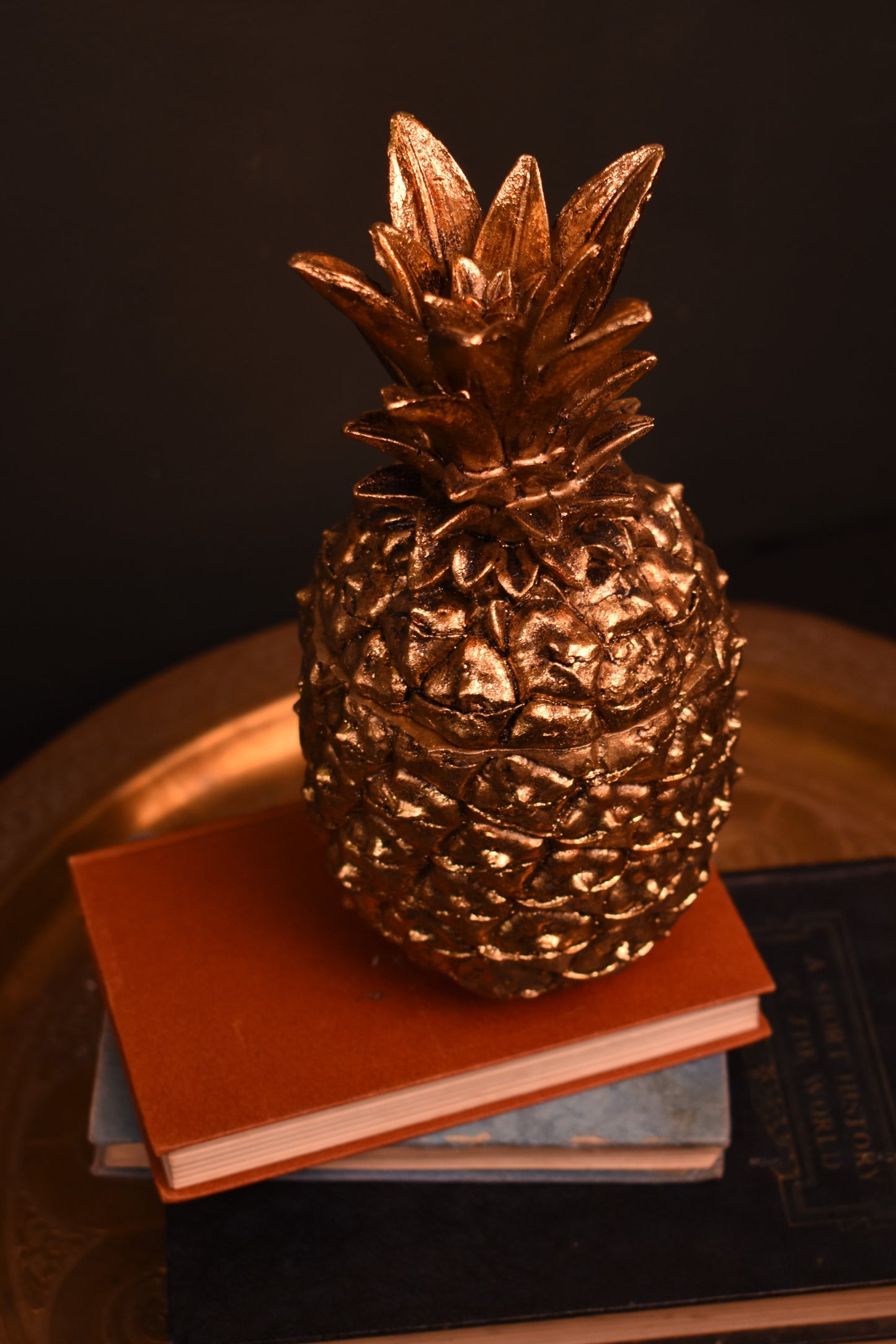 Gold Pineapple Pot