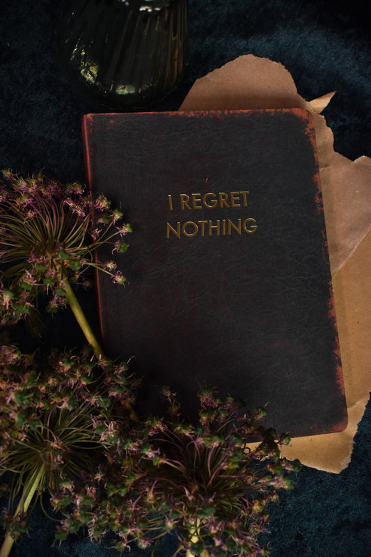 A5 Notebook 'I Regret Nothing'