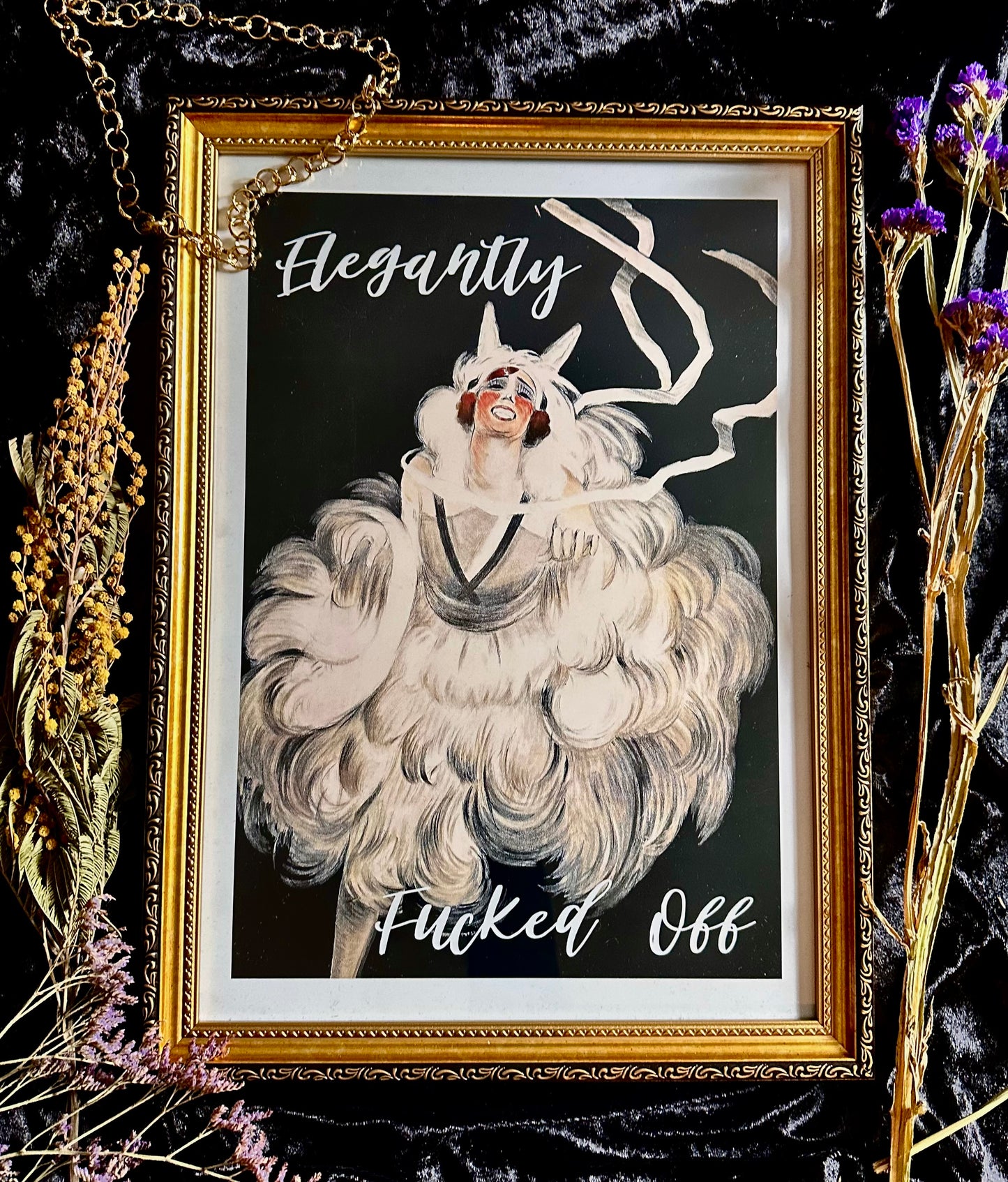 Elegantly F**ked Off A3 Print