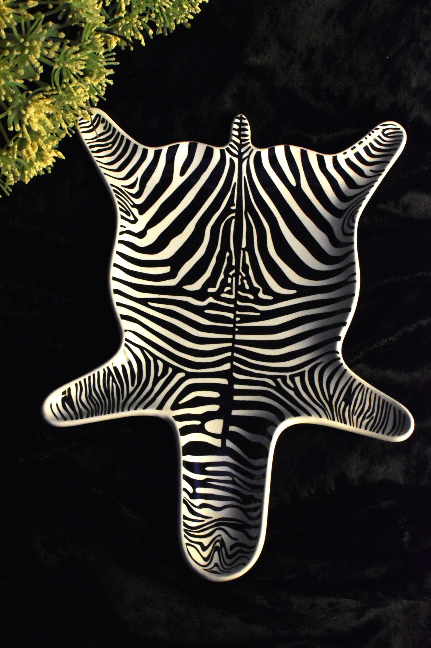 Zebra Trinket Plate