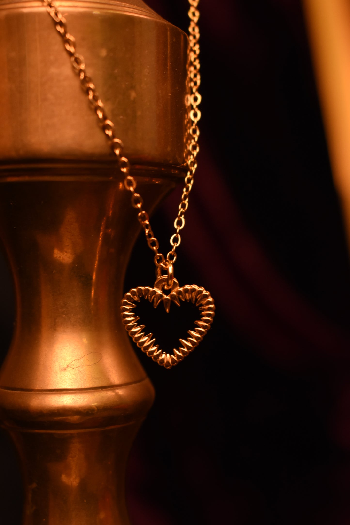 Tainted Heart Necklace - Forbidden Love