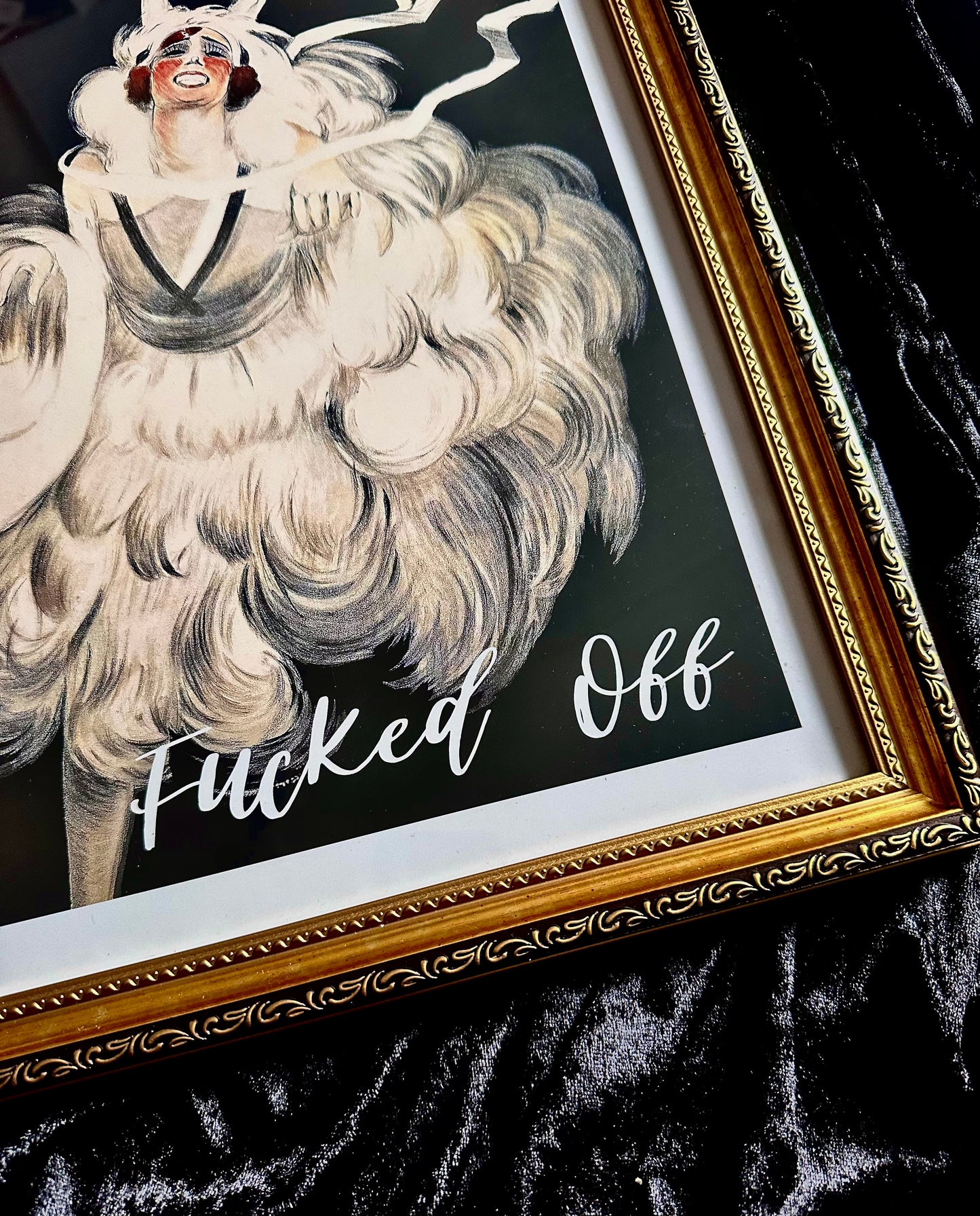 Elegantly F**ked Off A3 Print