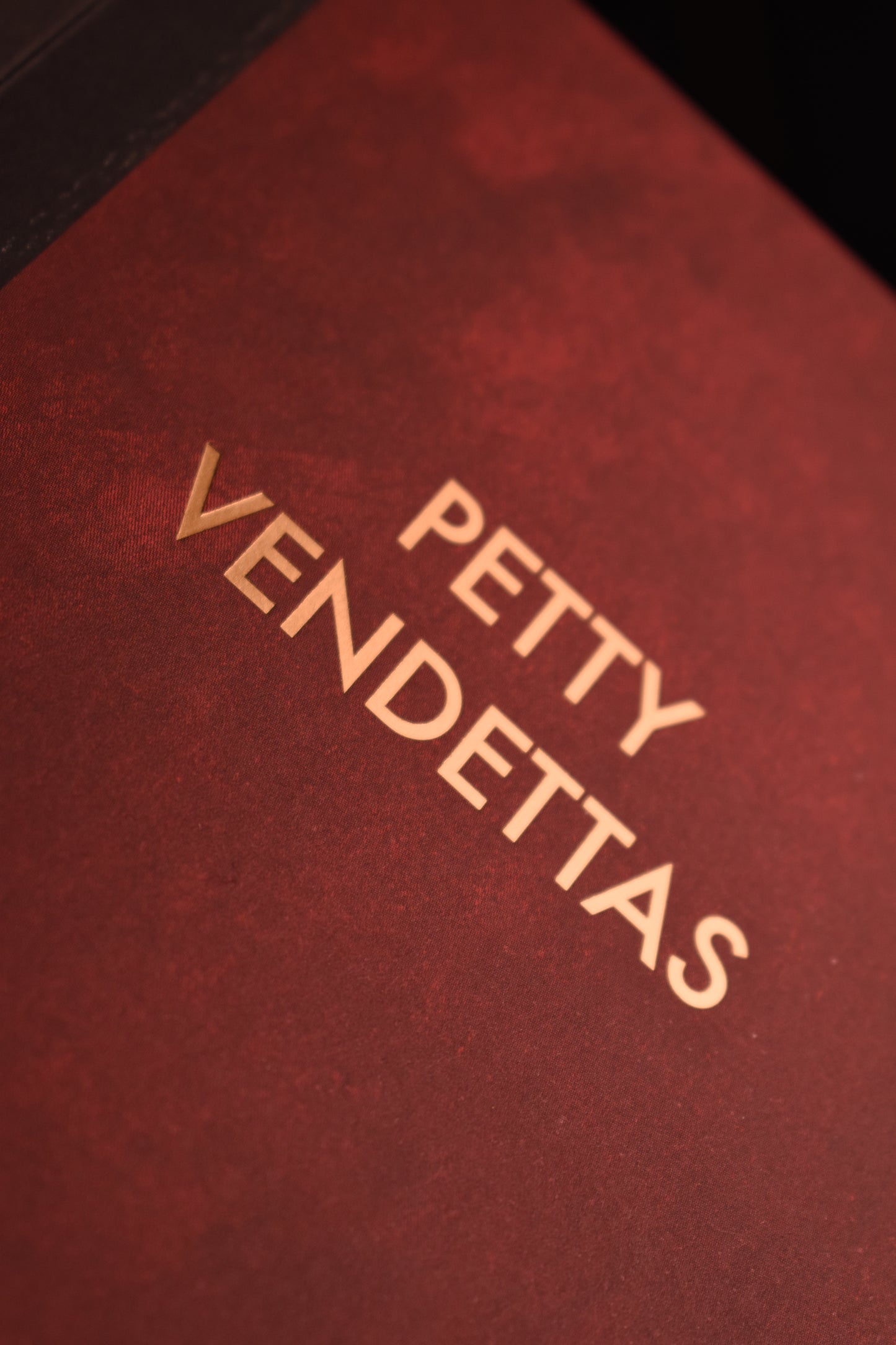 A5 Notebook 'Petty Vendettas'