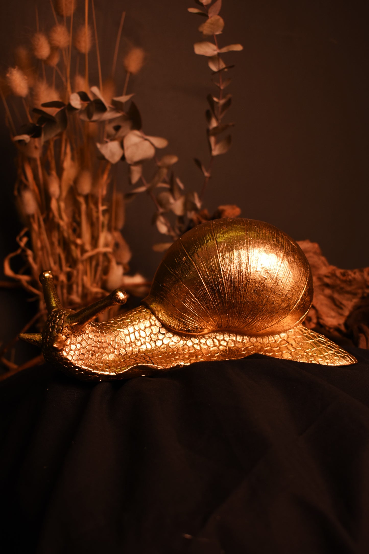 Gold Snail Ornament