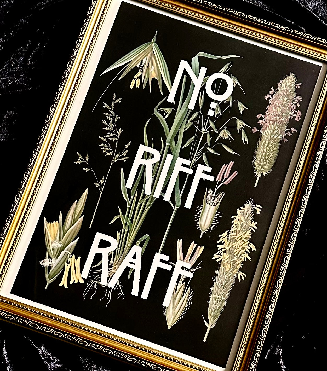 No Riff Raff A3 Print