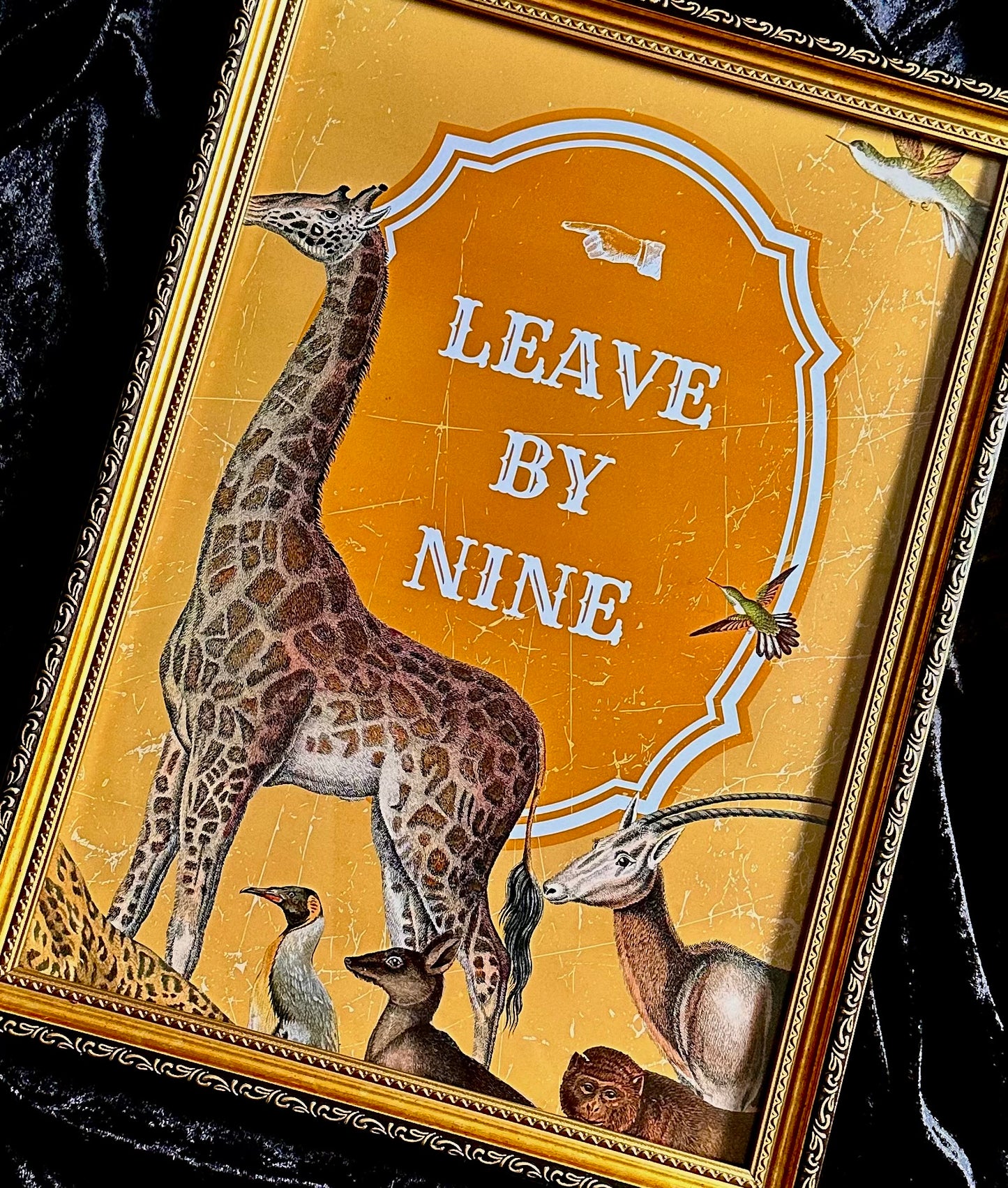 Leave By Nine A3 Print
