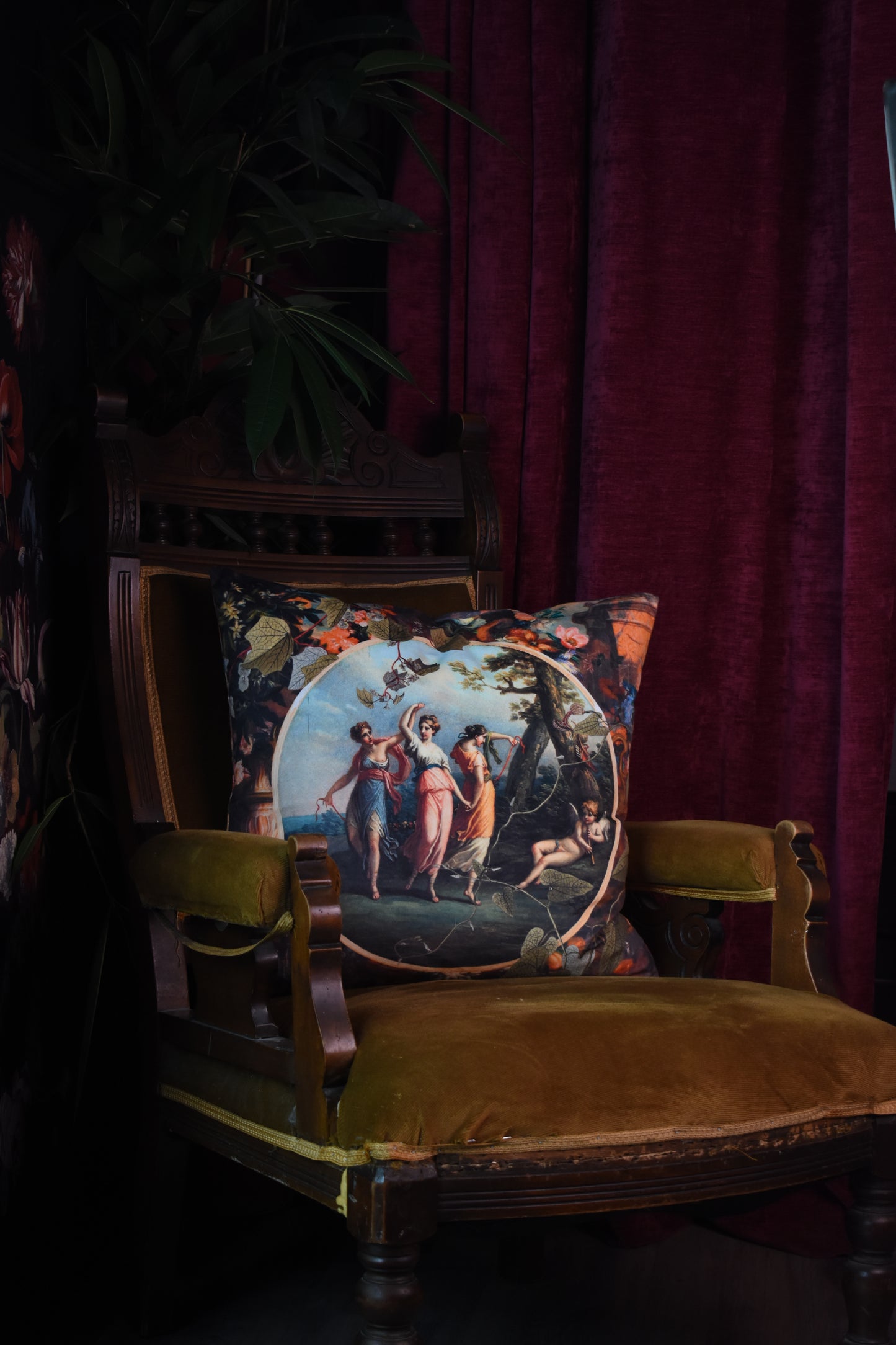 Solstice- Velvet Classical Cushion