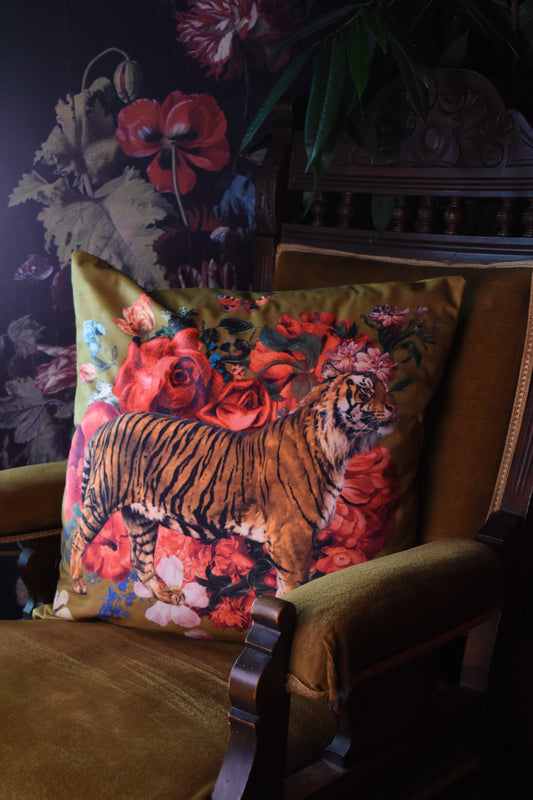 Floria - Velvet Classical Cushion