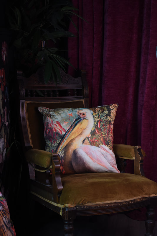 Pelican - Velvet Classical Cushion