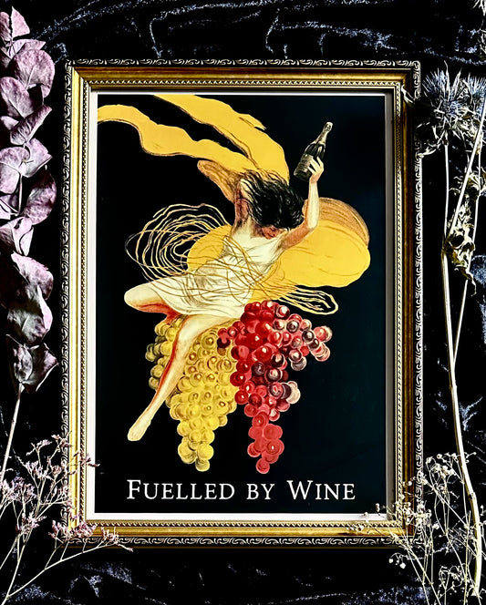 Fuelled By Wine A3 Print