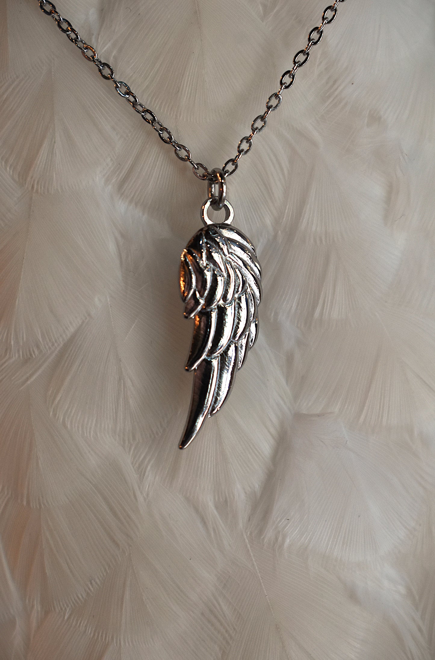Fallen Grace Necklace ~ Silver