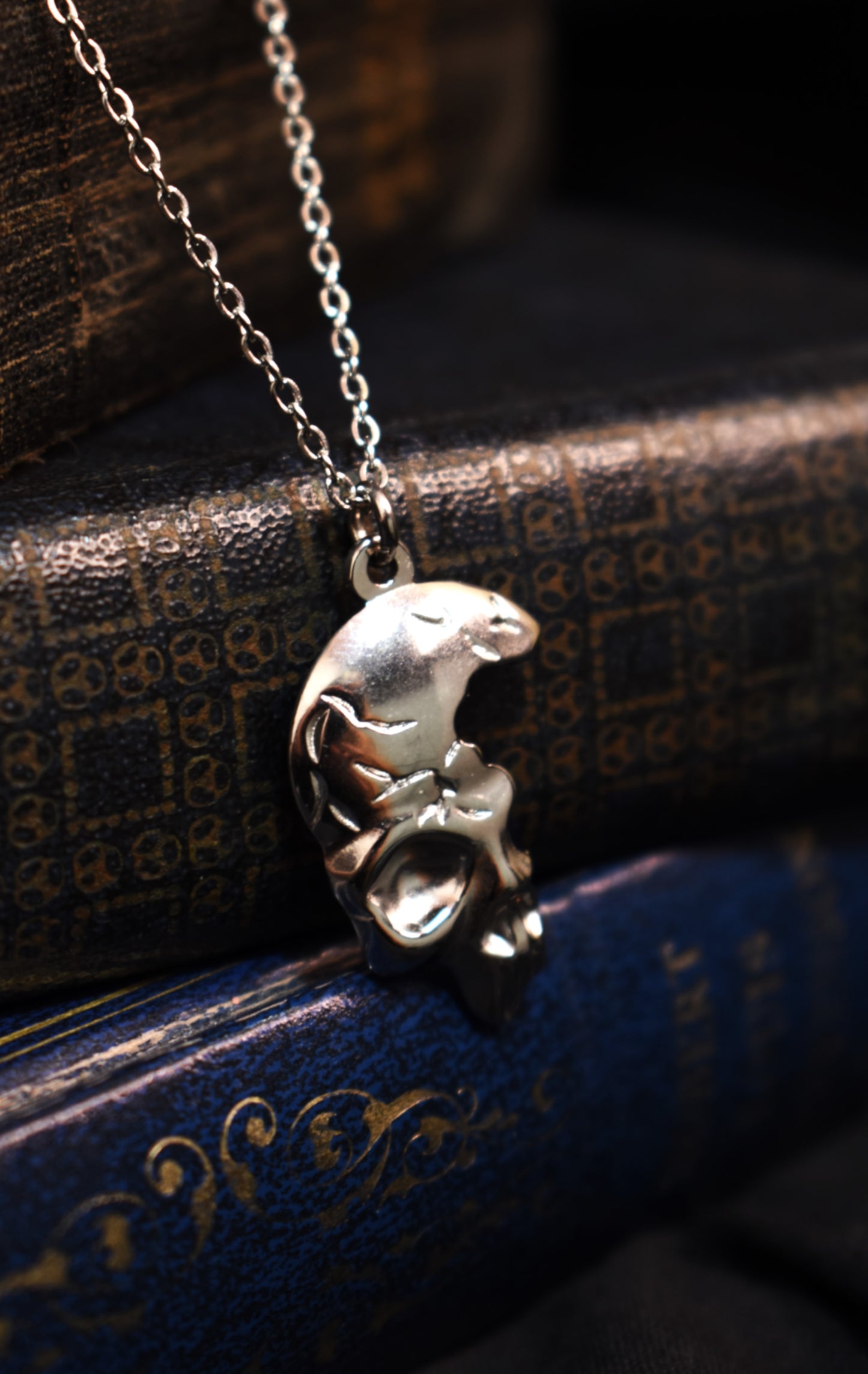 Fractured Fate Silver Necklace