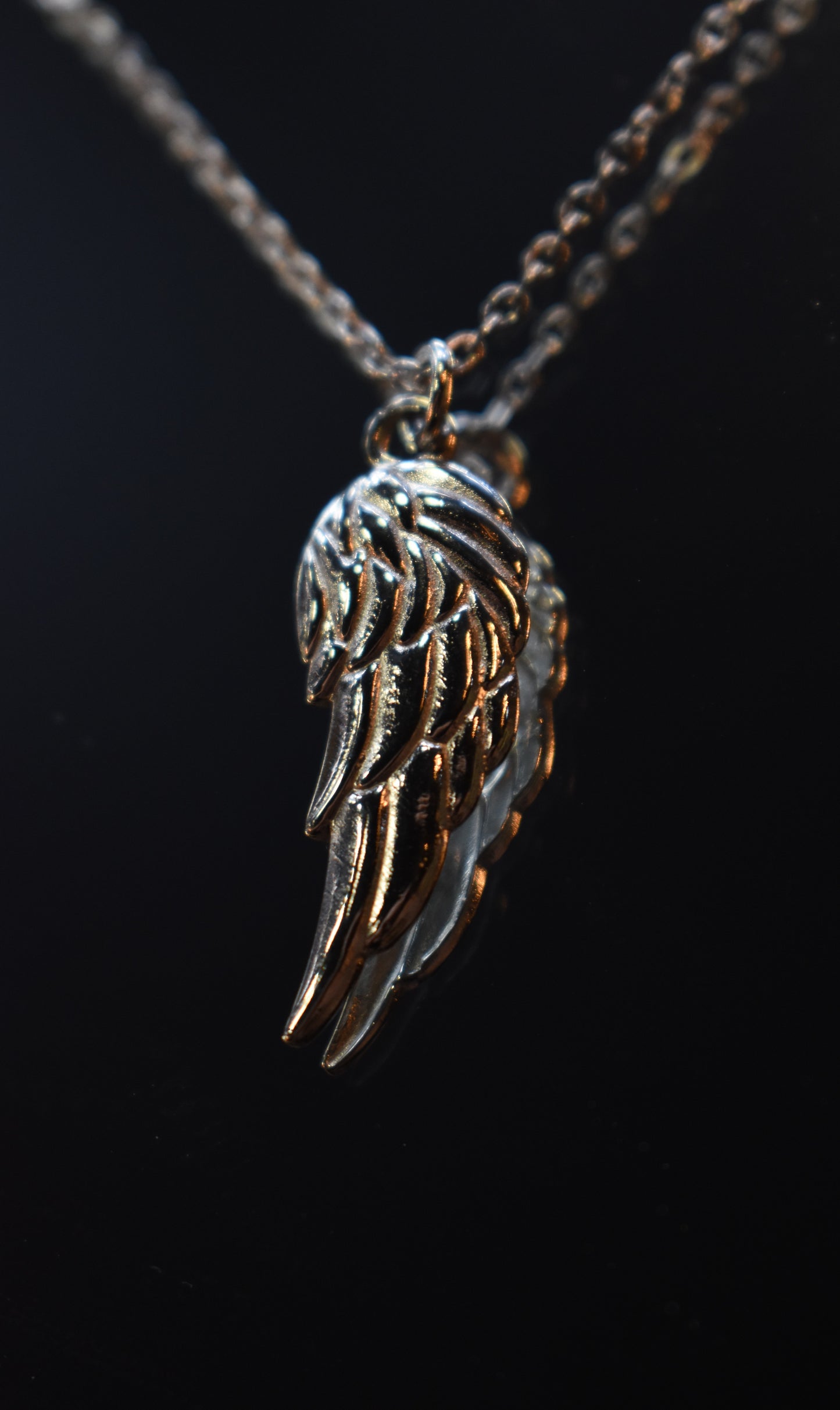 Fallen Grace Necklace ~ Silver