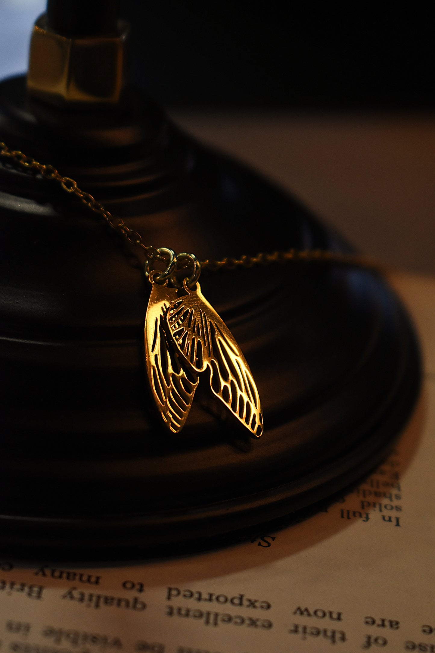 Gilded Fae Necklace ~ Gold