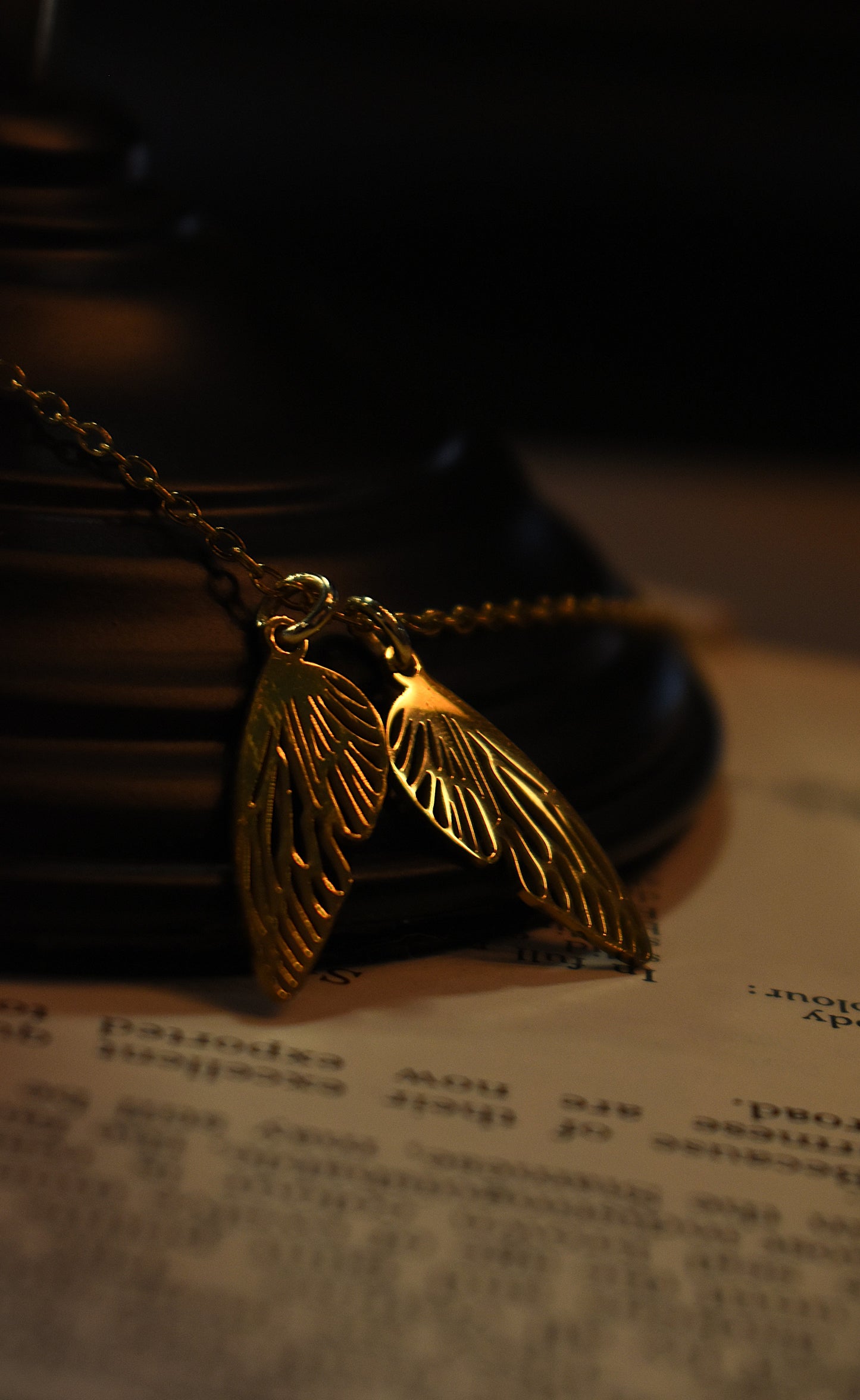 Gilded Fae Necklace ~ Gold