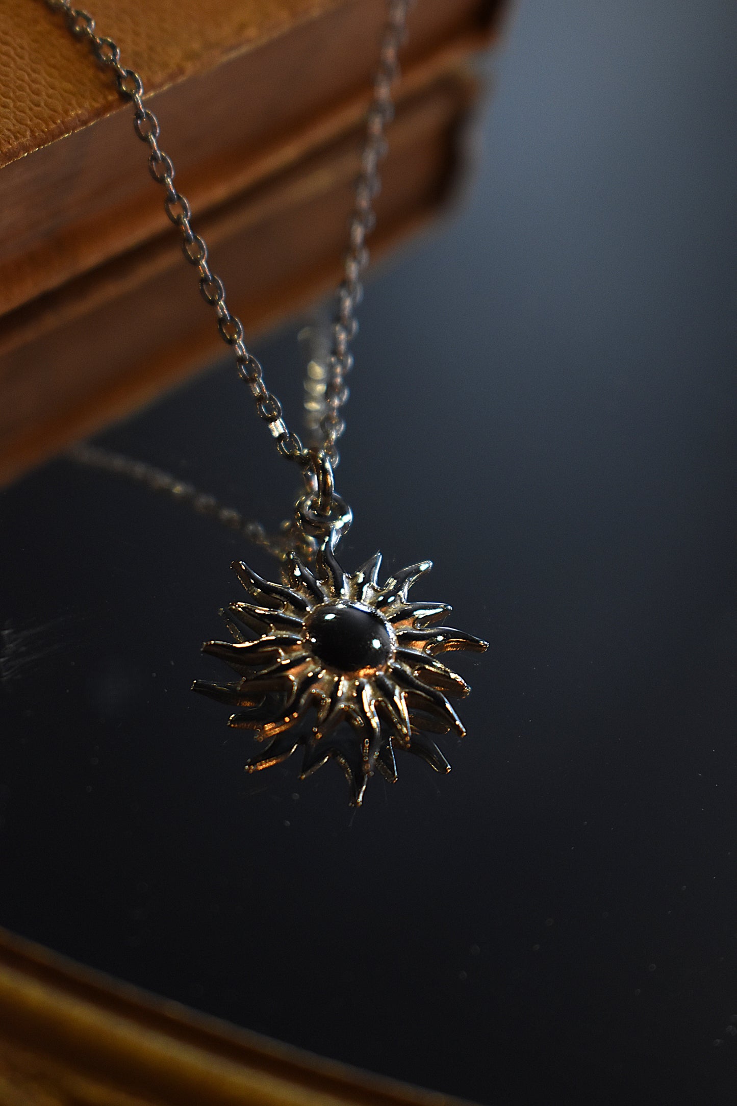Nocturne Halo Necklace ~ Silver