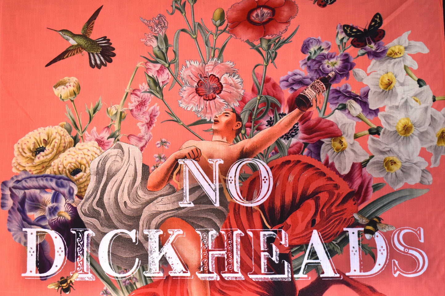 No Dickheads Wall Hanging