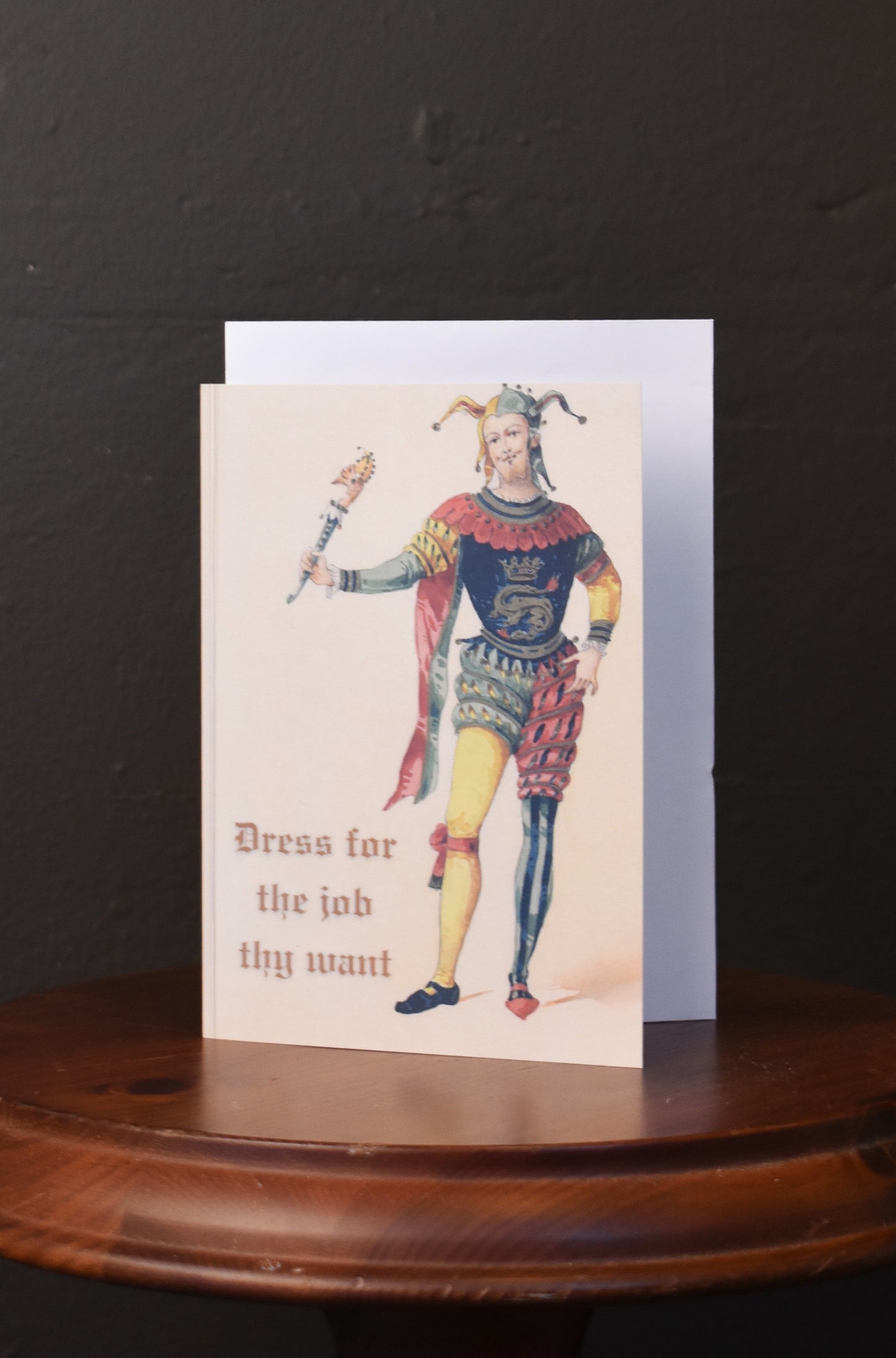 Tillius Card - Dress For The Job Thy Want