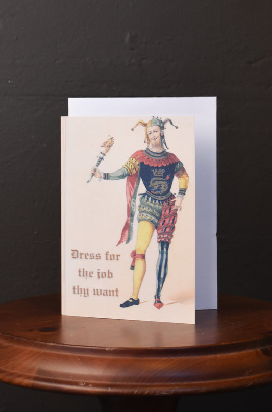 Tillius Card - Dress For The Job Thy Want
