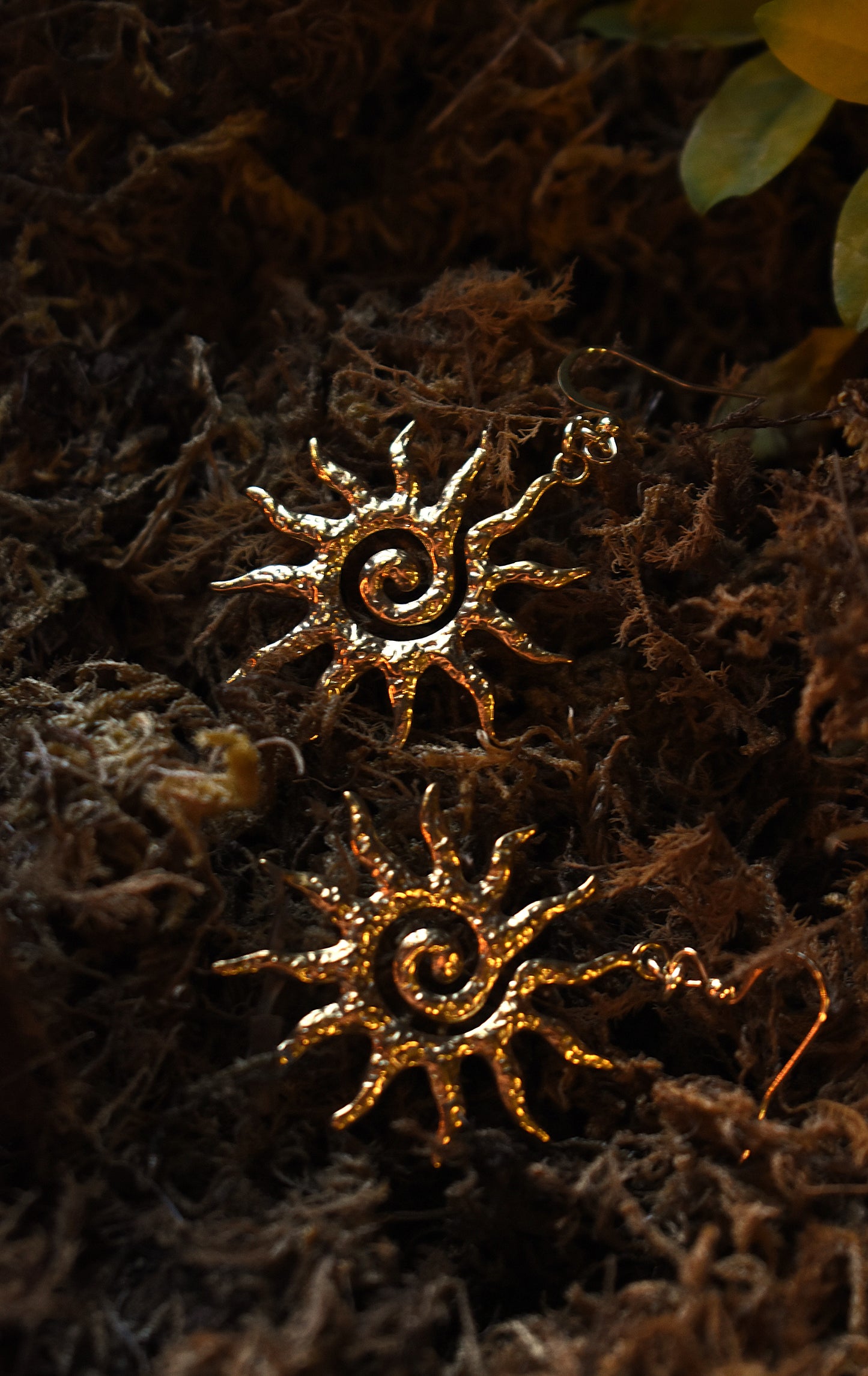 Sunborne Earrings ~ Gold