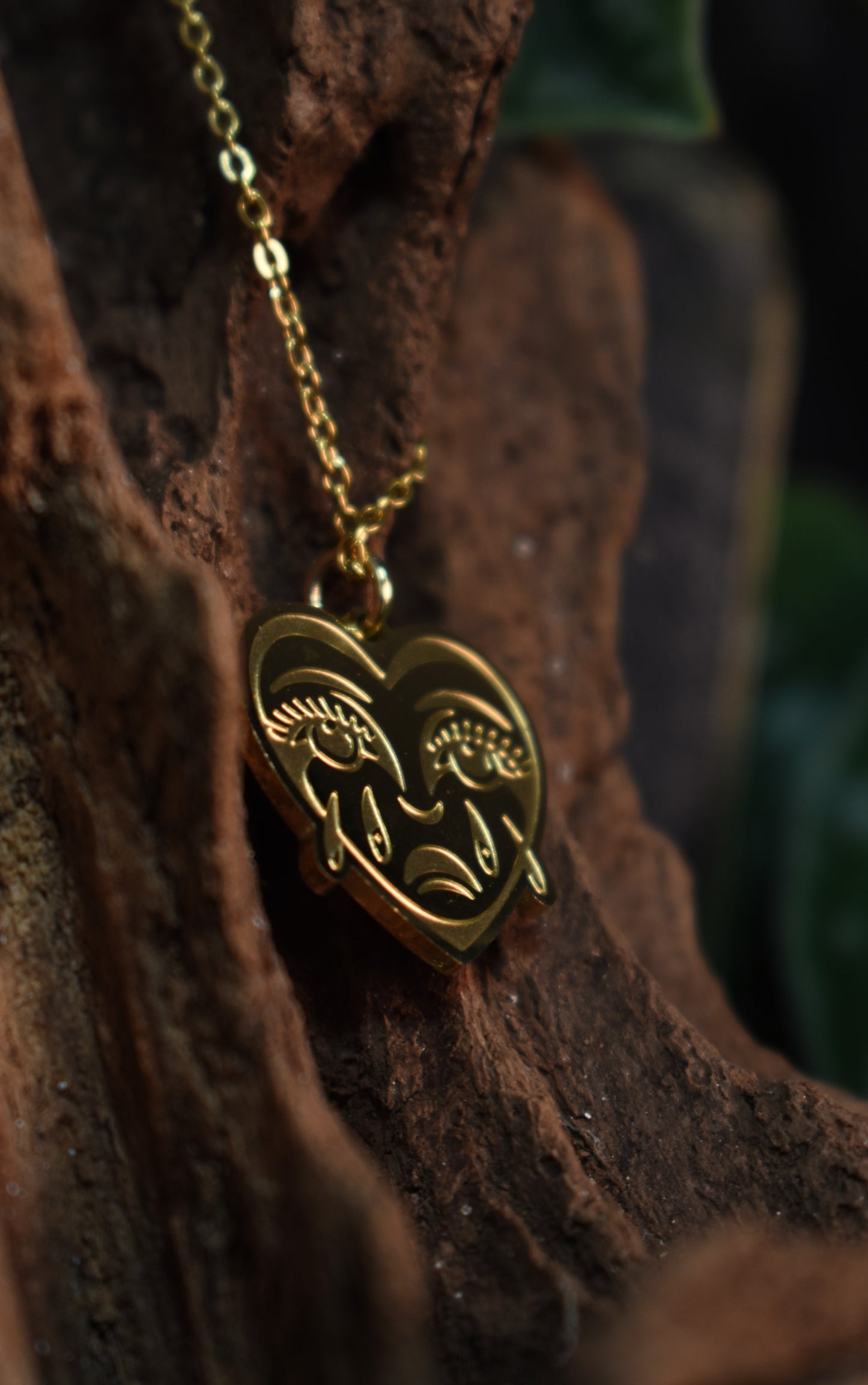 Gold Heartache Necklace